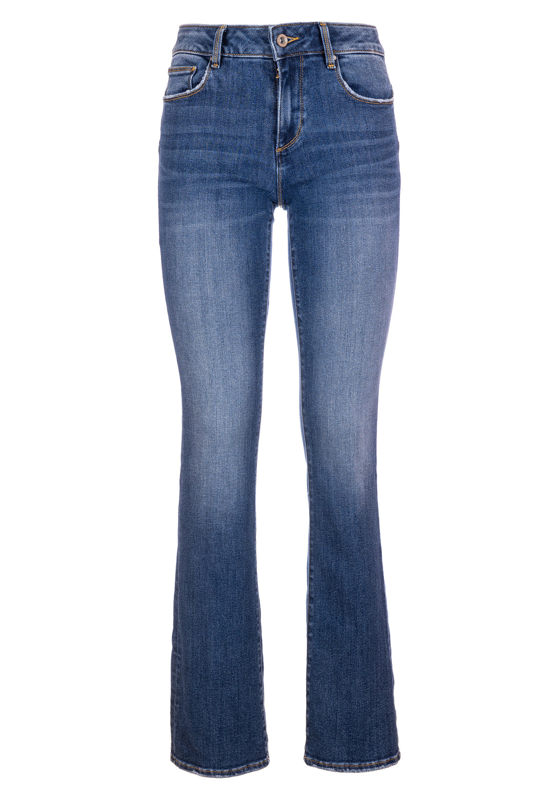 Jeans bootcut effetto push up in denim con lavaggio medio FP23WV8020D40102 Fracomina