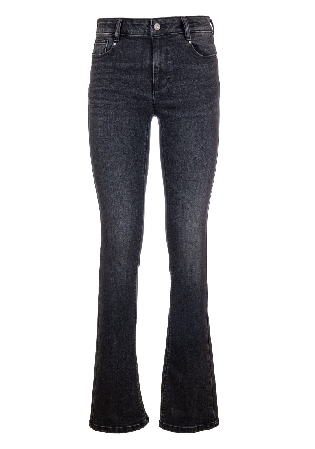 Jeans bootcut effetto push up in denim nero con lavaggio scuro FP23WV8020D40801 Fracomina