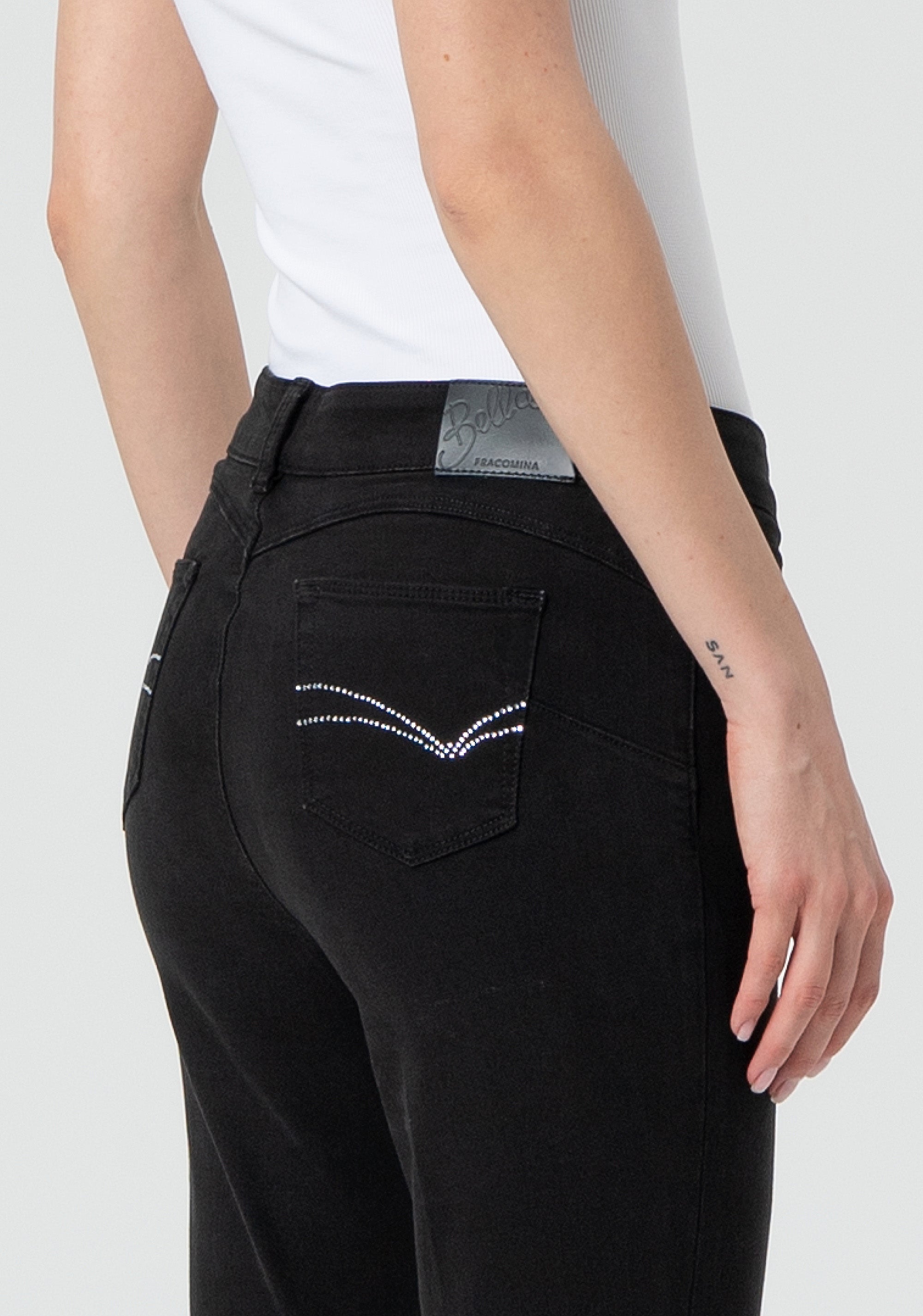 Pantalone slim effetto push up in bull FP25SV8000W61501-053 Fracomina
