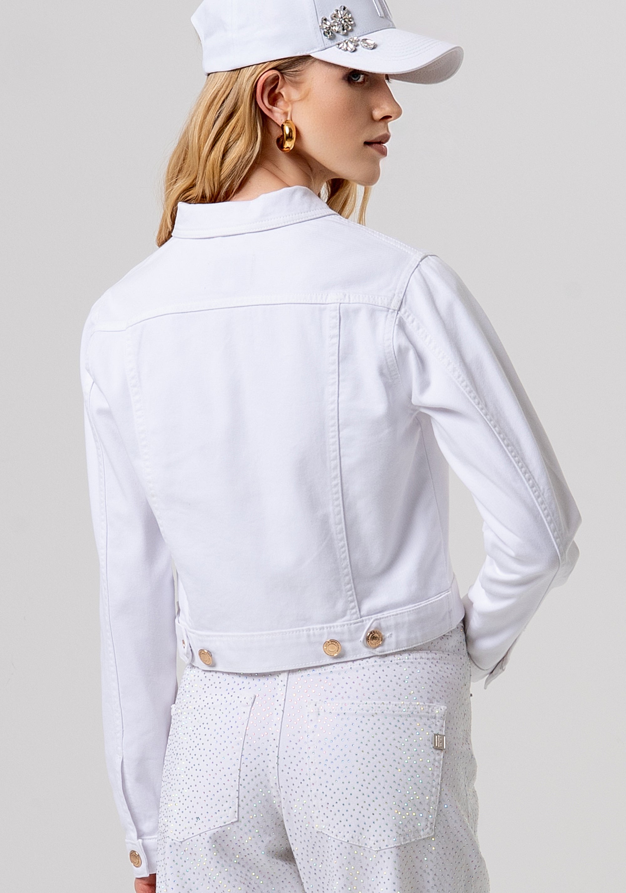 Giacca regular in tessuto bull FP26SJ4001W61501-278 Fracomina