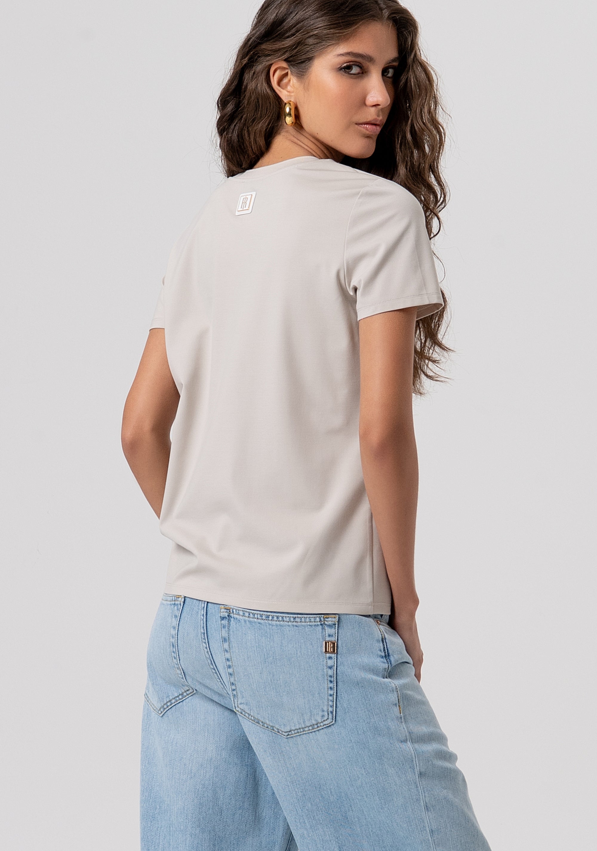 T-shirt regular in jersey FP26ST3014J43301-251 Fracomina