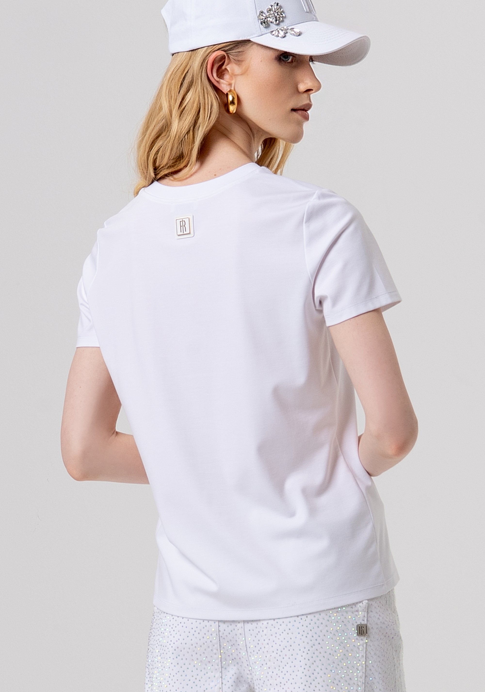 T-shirt regular in jersey FP26ST3014J43301-278 Fracomina