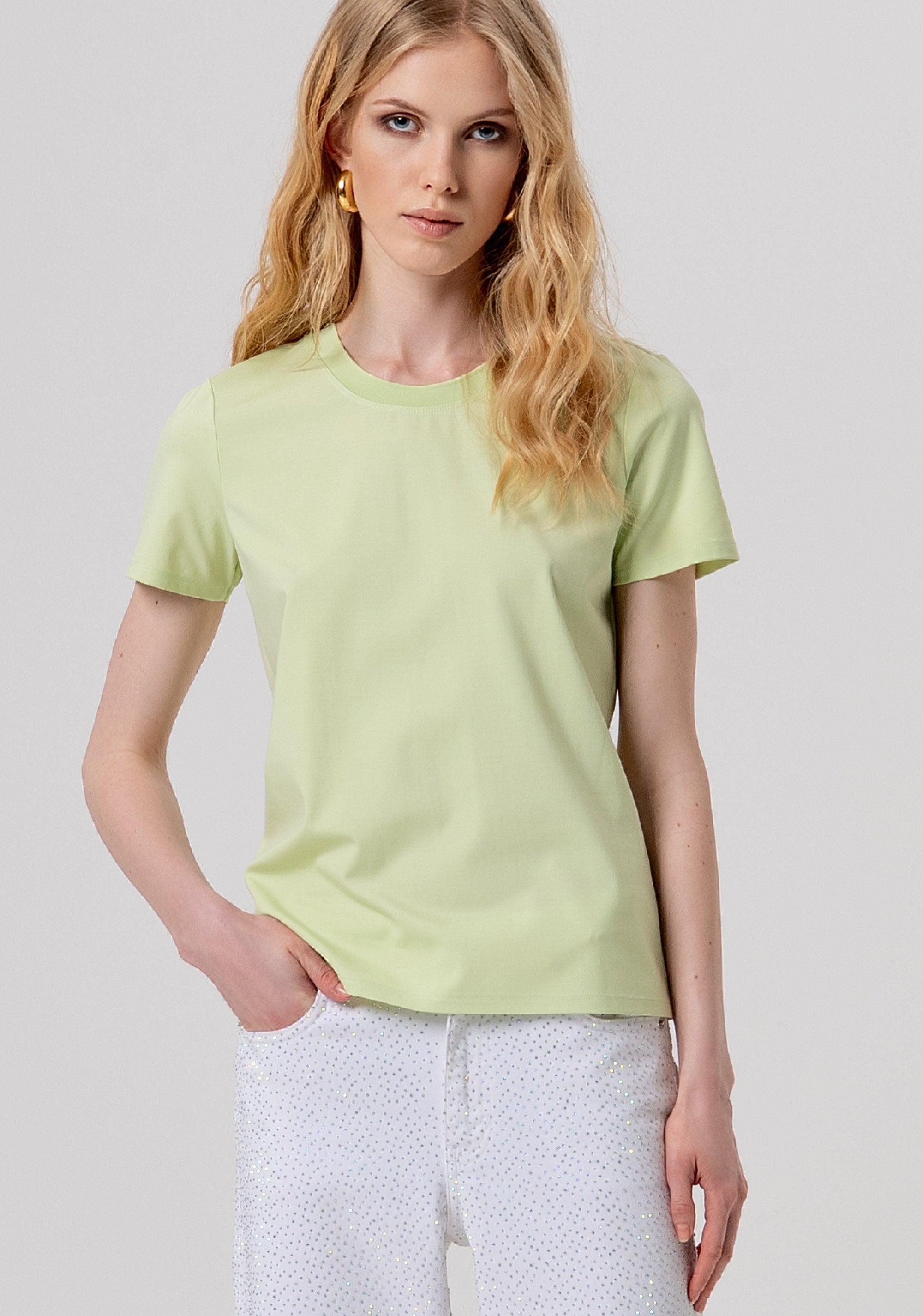 T-shirt regular in jersey FP26ST3014J43301-T99 Fracomina