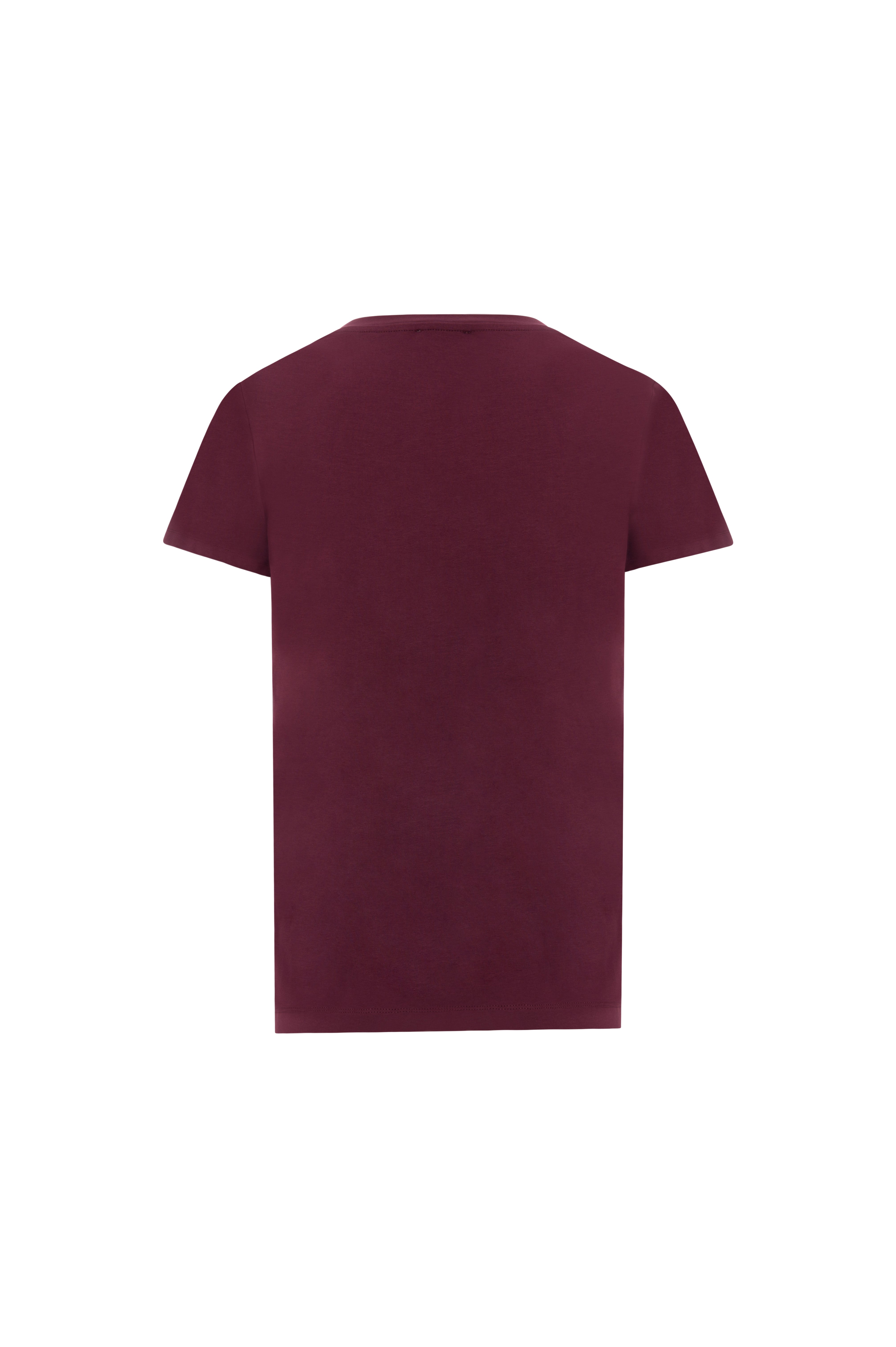 T-shirt slim in jersey di cotone stretch FP26WT3002J401N5-KF4 Fracomina