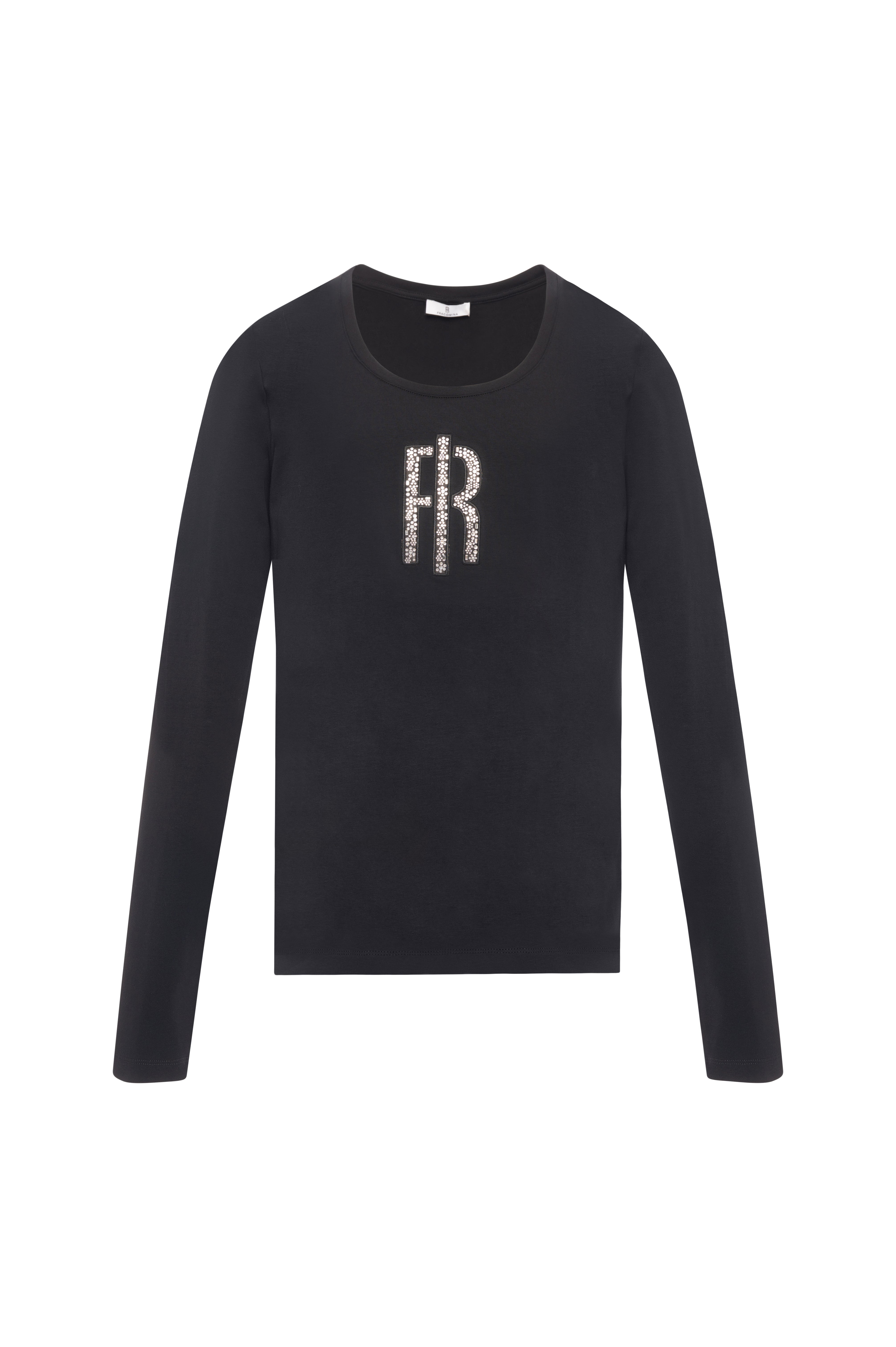 T-shirt regular in jersey di cotone stretch FP26WT3020J401N5-K01 Fracomina
