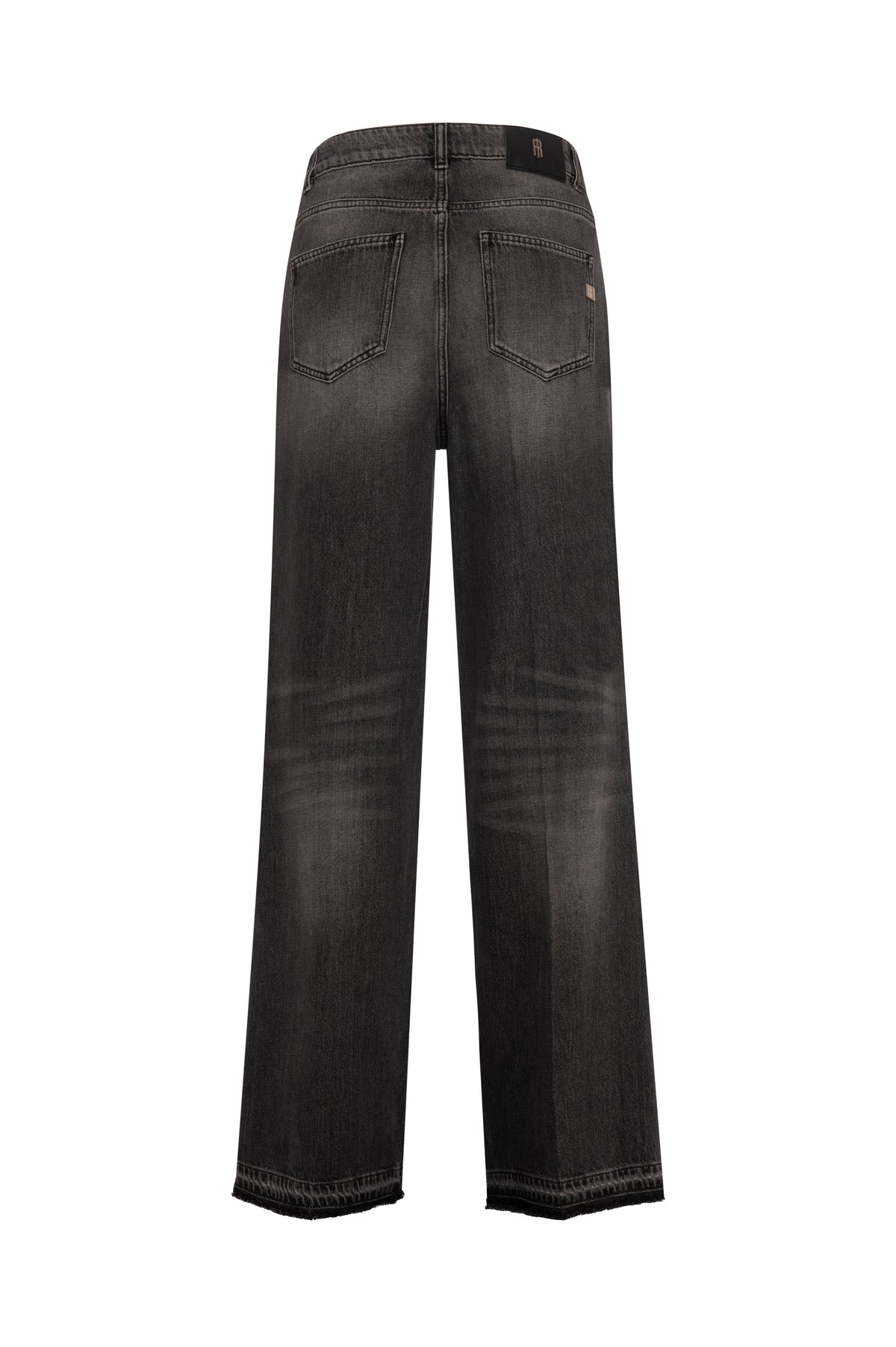Jeans linea dritta in denim black con lavaggio medio FP26WV2007D41993-KH9 Fracomina