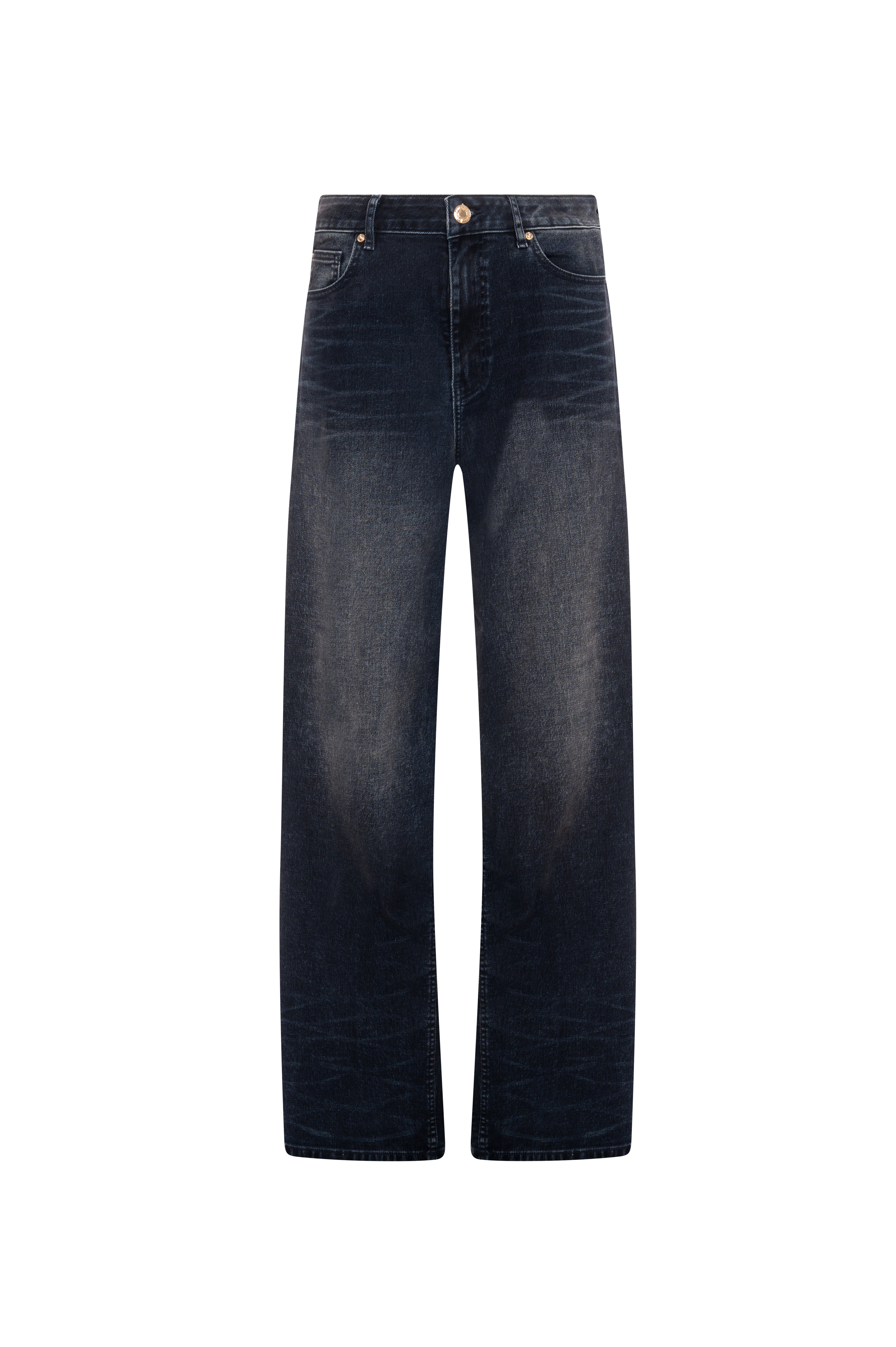 Jeans linea dritta in denim con lavaggio scuro FP26WV2007D47401-K60 Fracomina
