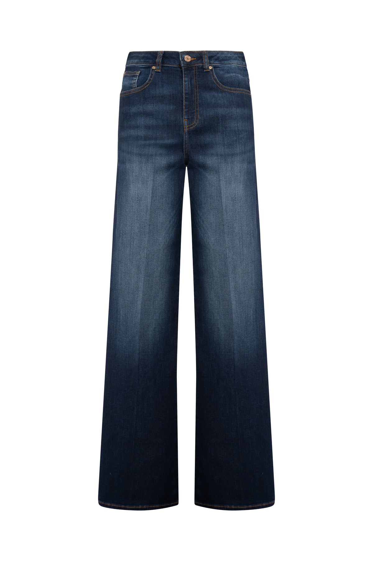 Jeans flare in denim con lavaggio medio scuro FP26WV3015D46001-K60 Fracomina