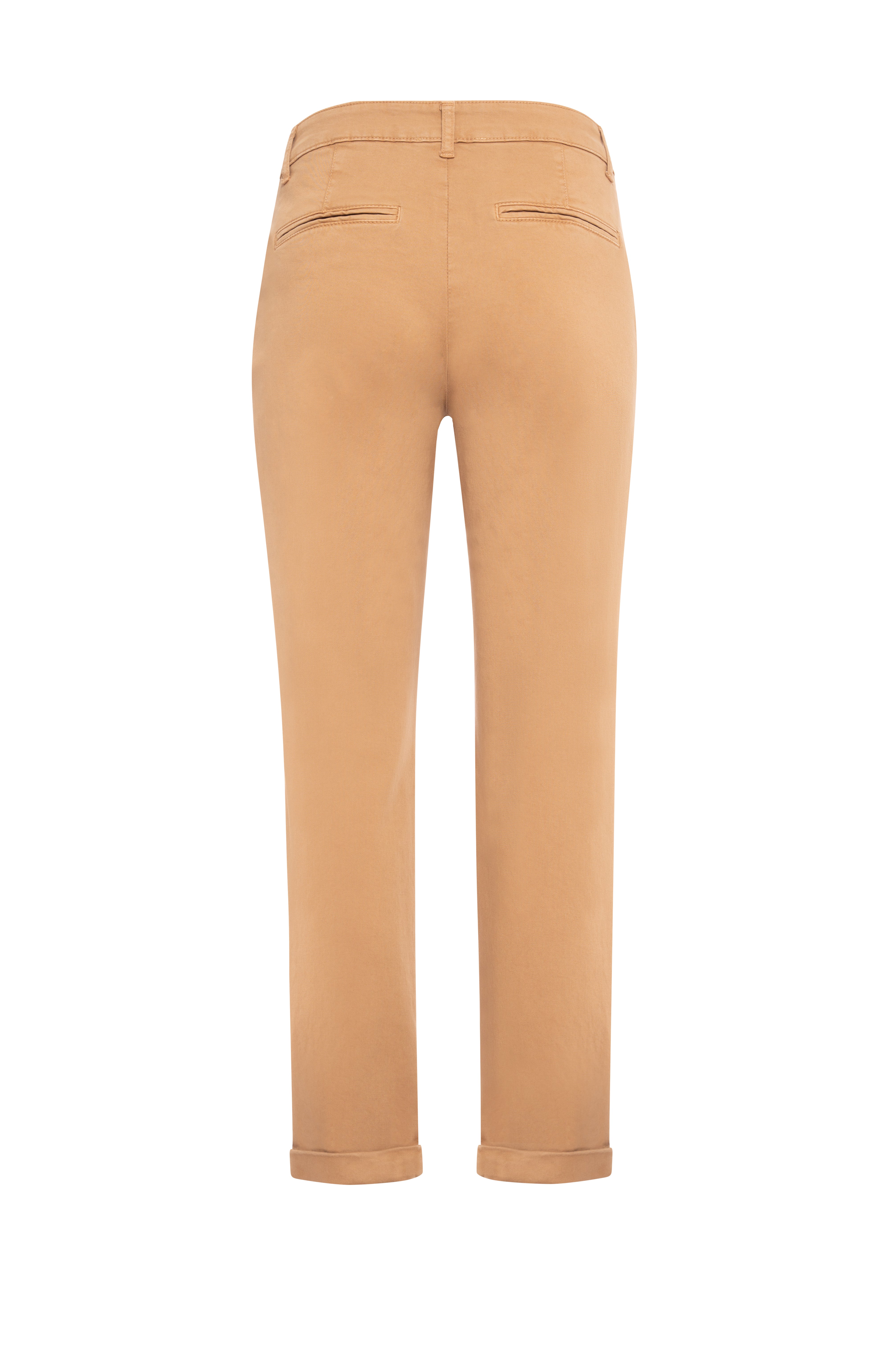 Pantalone regular modello chino in raso FRACOMINA — immagine 2 di 2
