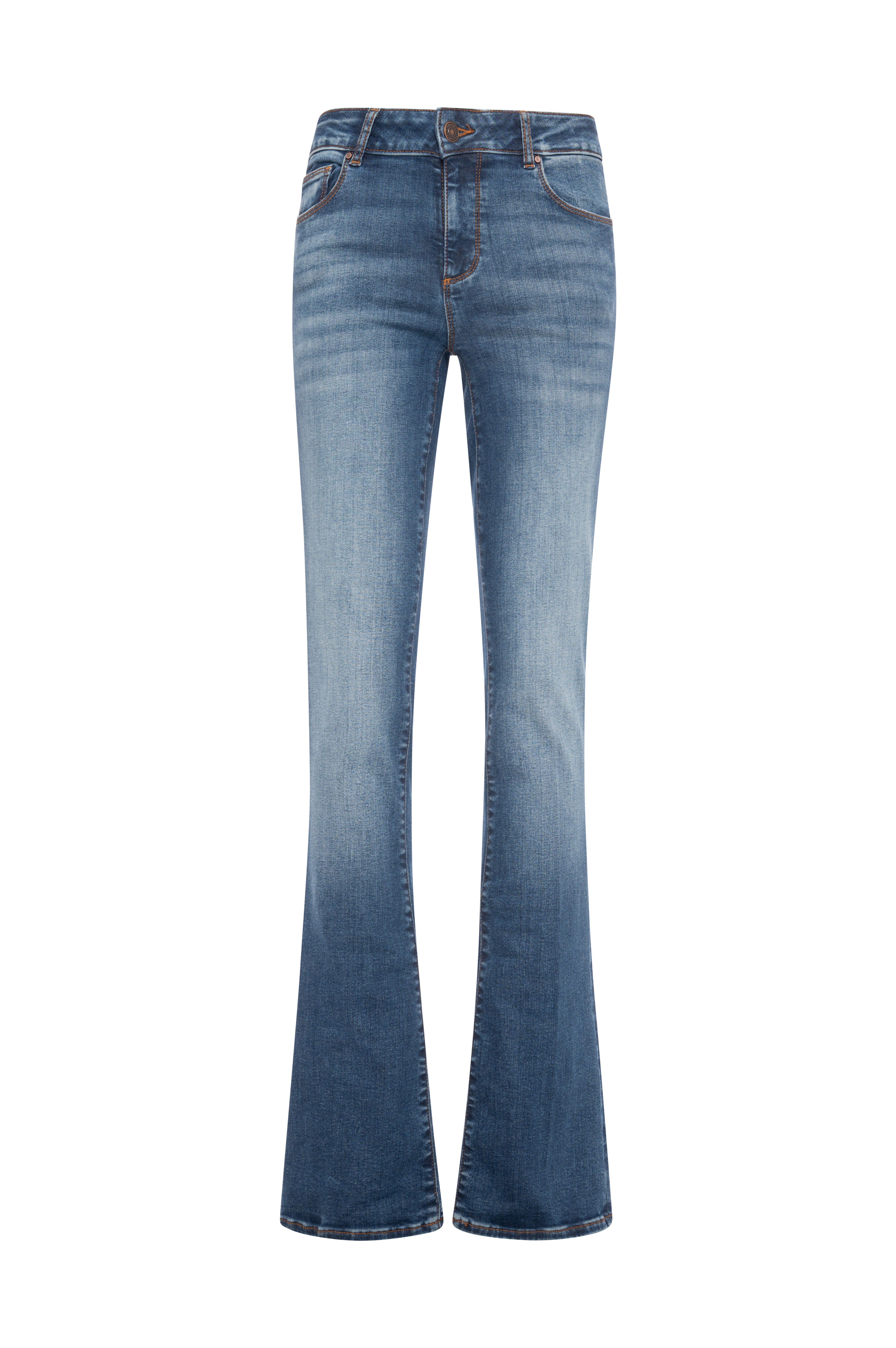 Jeans bootcut effetto push up in denim con lavaggio medio FRACOMINA — immagine 1 di 2