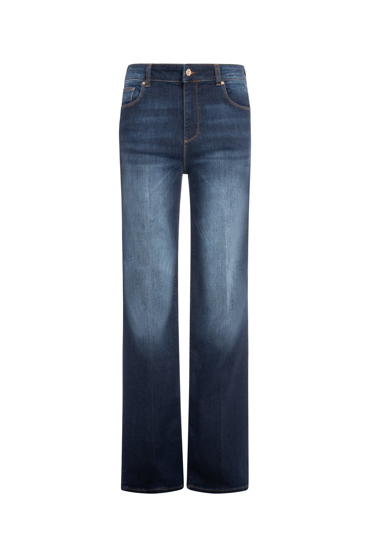 Jeans regular in denim con lavaggio medio FP26WV8050D46001-K60 Fracomina
