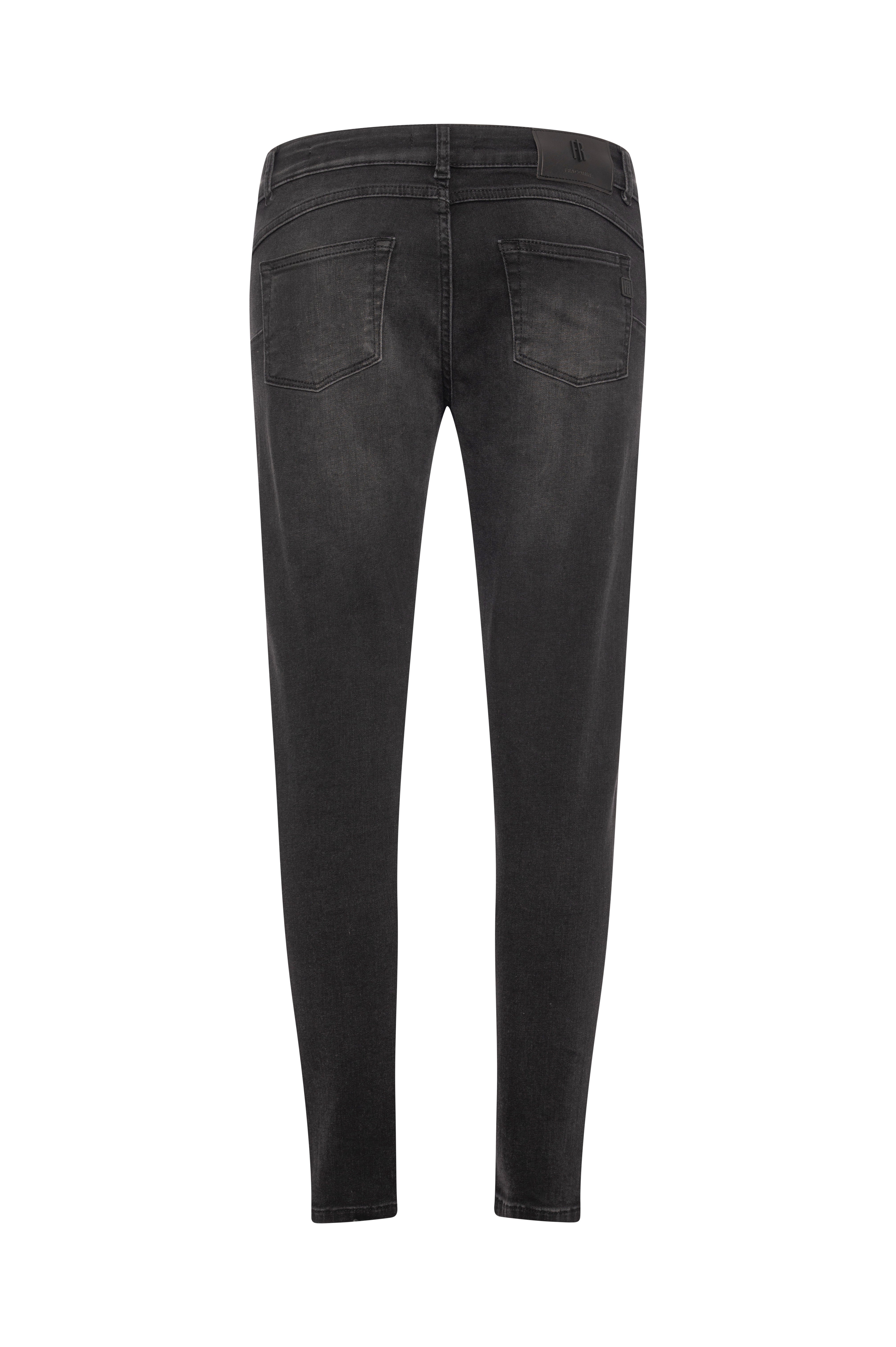 Jeans cropped effetto push up in denim black con lavaggio medio FRACOMINA — immagine 2 di 3