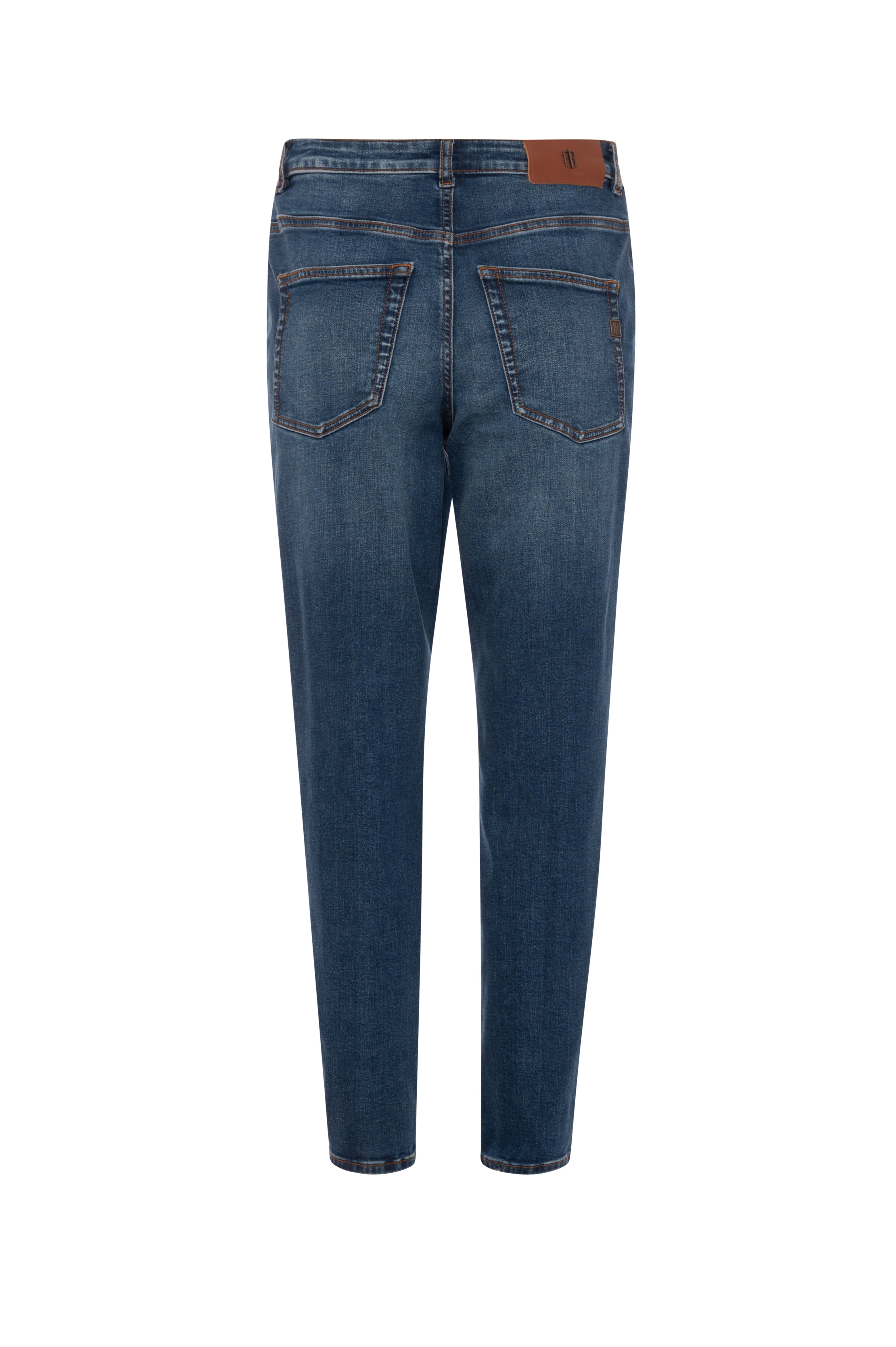 Jeans regular mom fit in denim con lavaggio medio FP26WVD005D46002-KG1 Fracomina