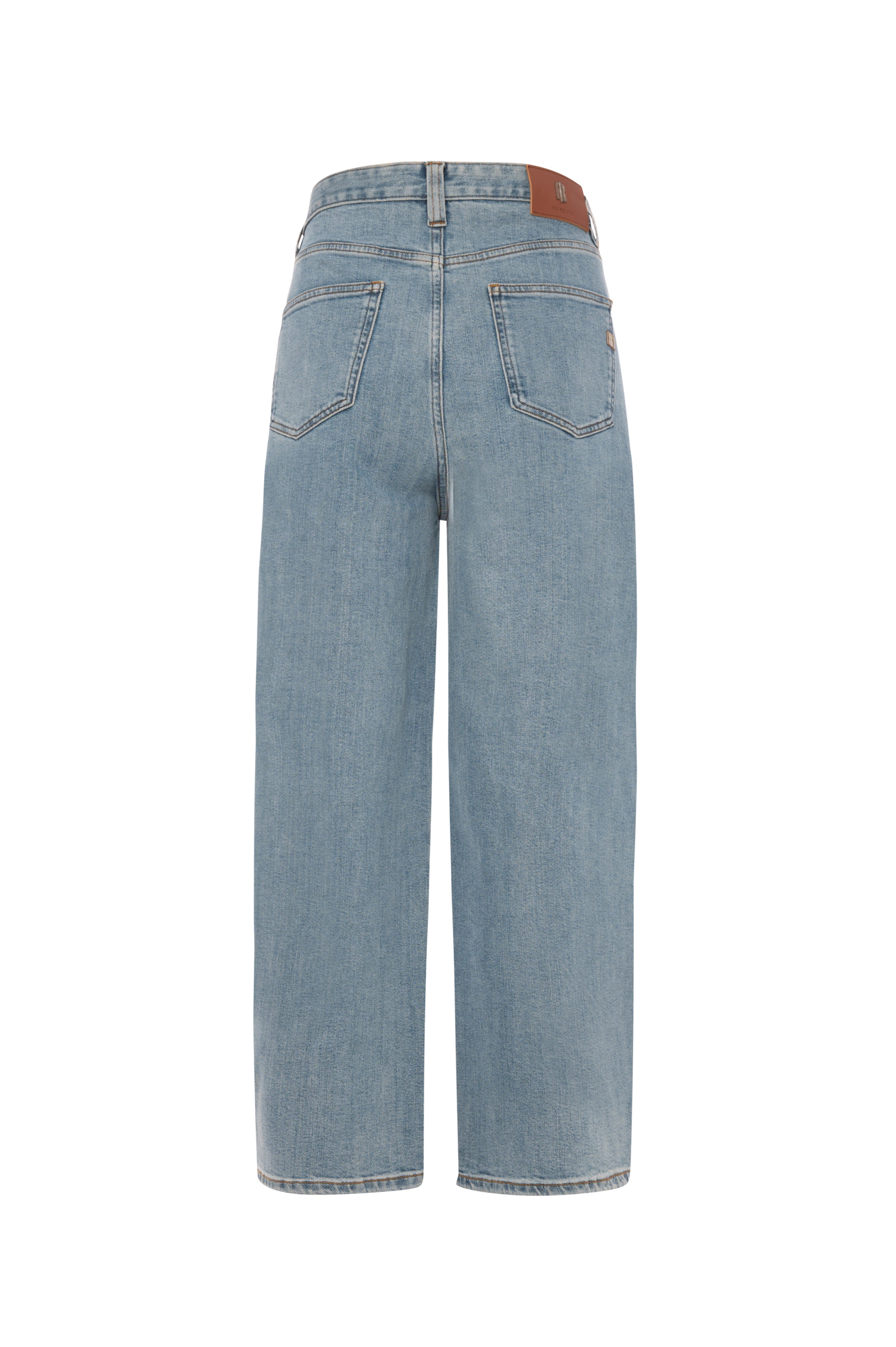 Jeans carrot balloon in denim con lavaggio medio chiaro FP26WVD006D45003 FRACOMINA
