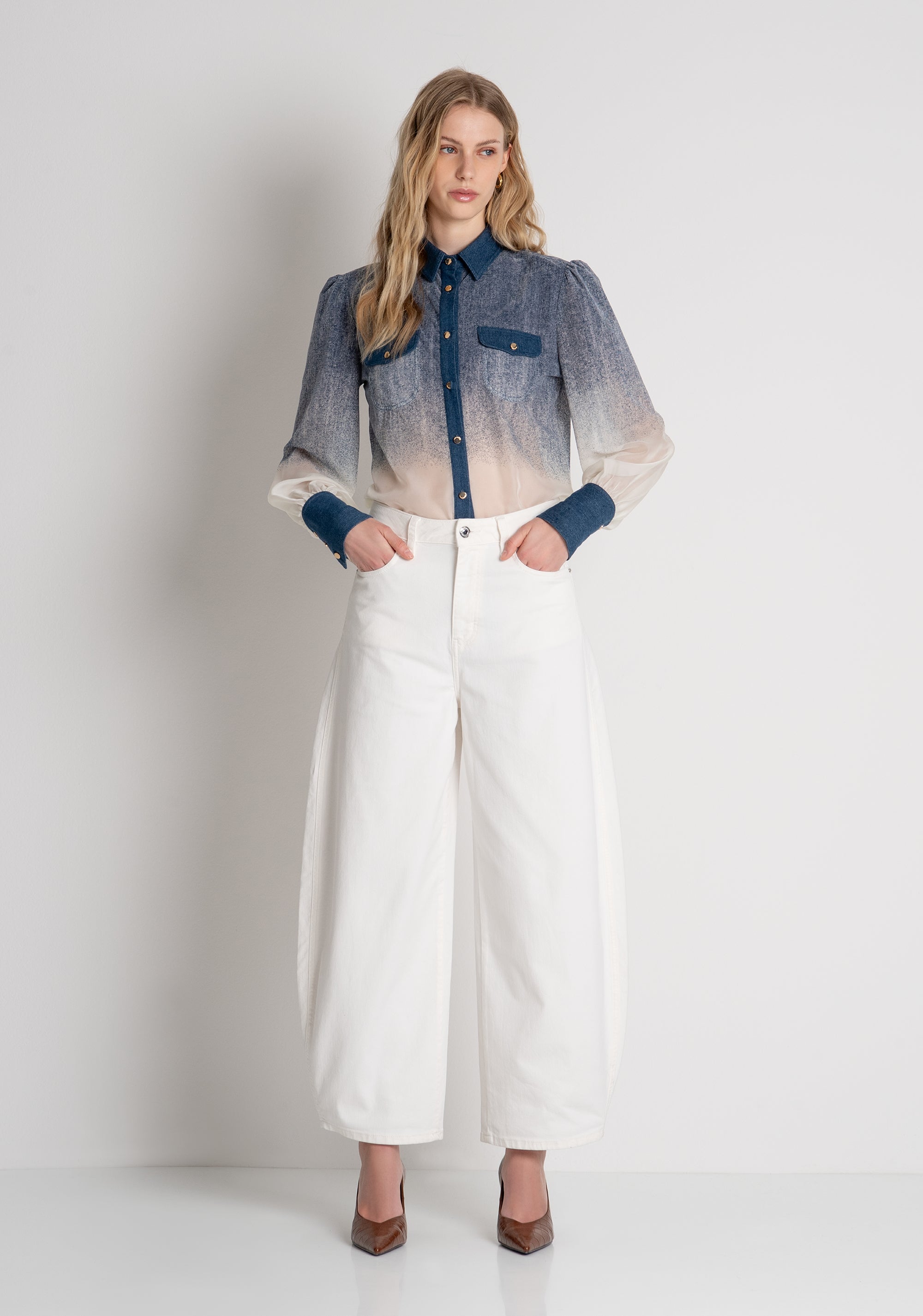Pantalone carrot balloon FRACOMINA — immagine 2 di 6