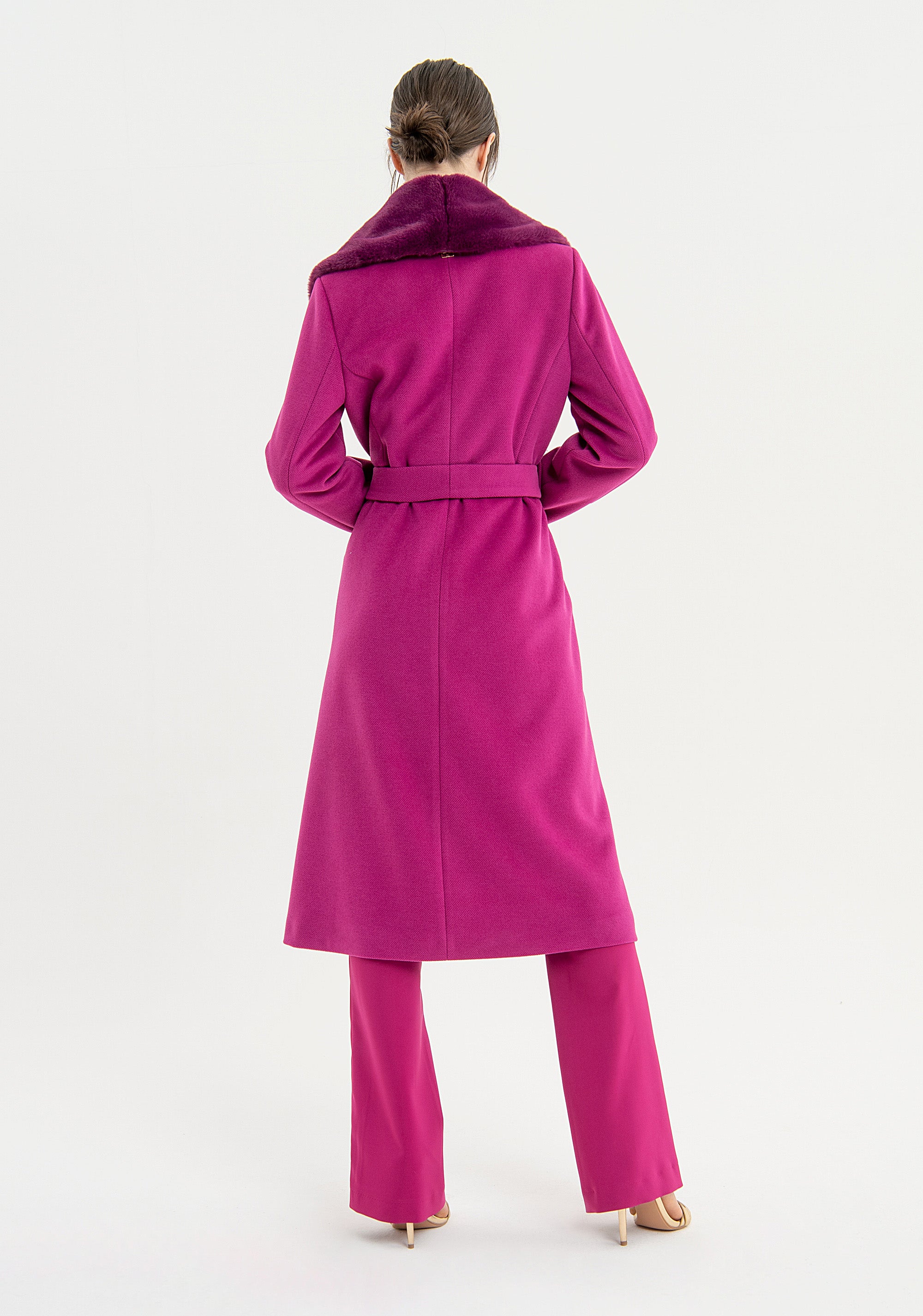 Cappotto regular lungo con interno in FQ23WC1002W65701 Fracomina