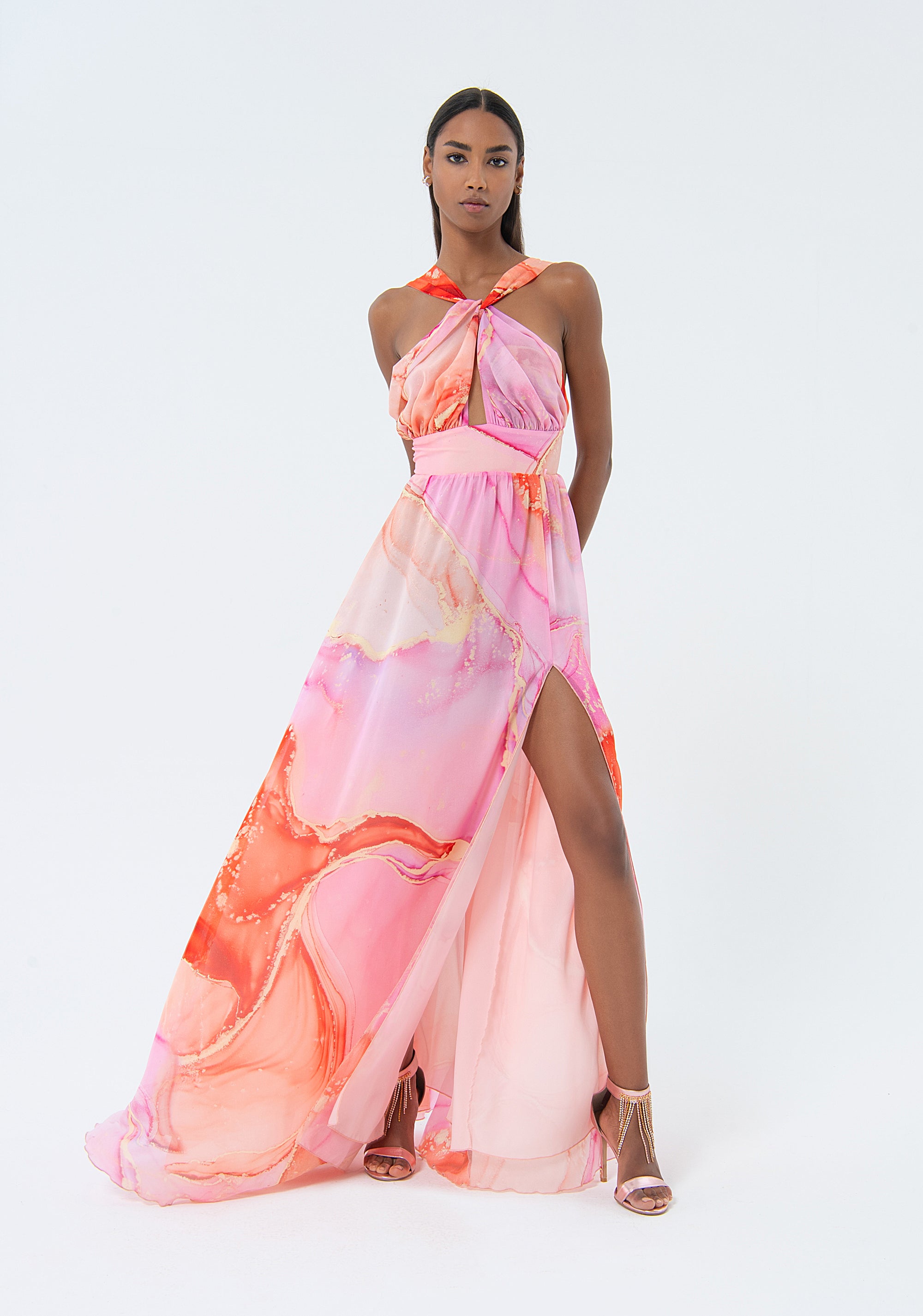 Fracomina Abito Lungo Primavera Collezione Primavera Estate Abiti