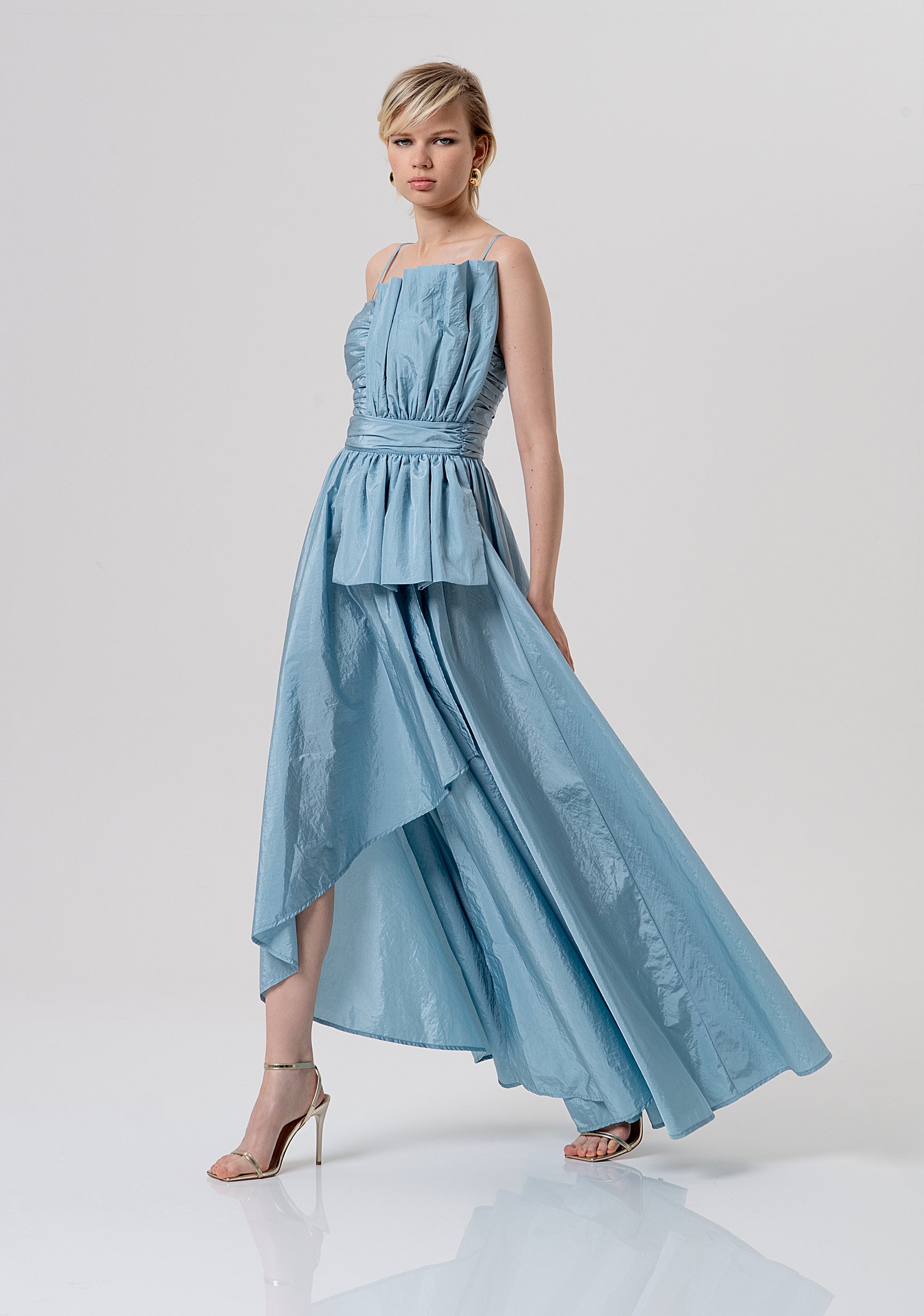 Abito senza maniche midi in taffetà FQ26SD3010W83101-C33 Fracomina