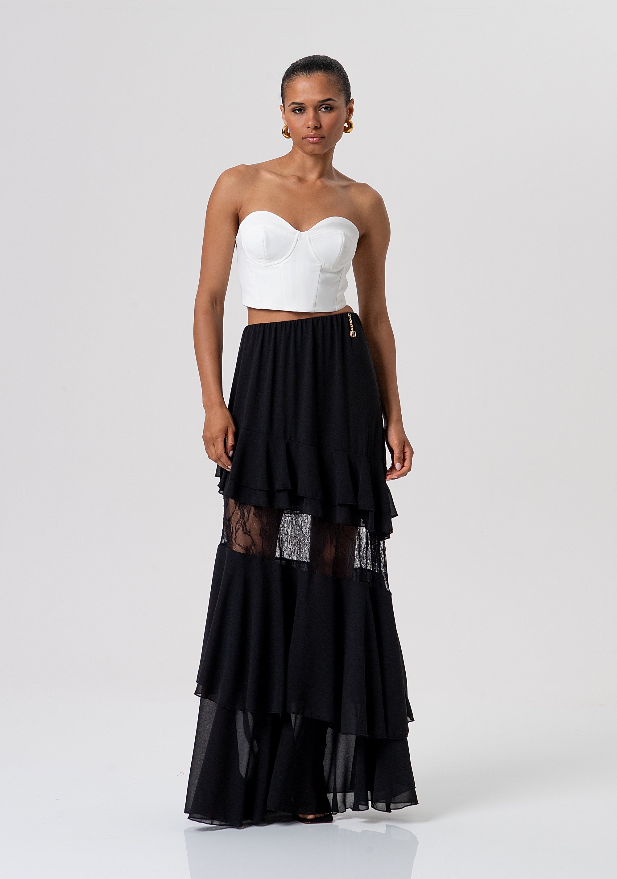 Gonna ampia lunga FQ26SG3003W412G1-053 Fracomina