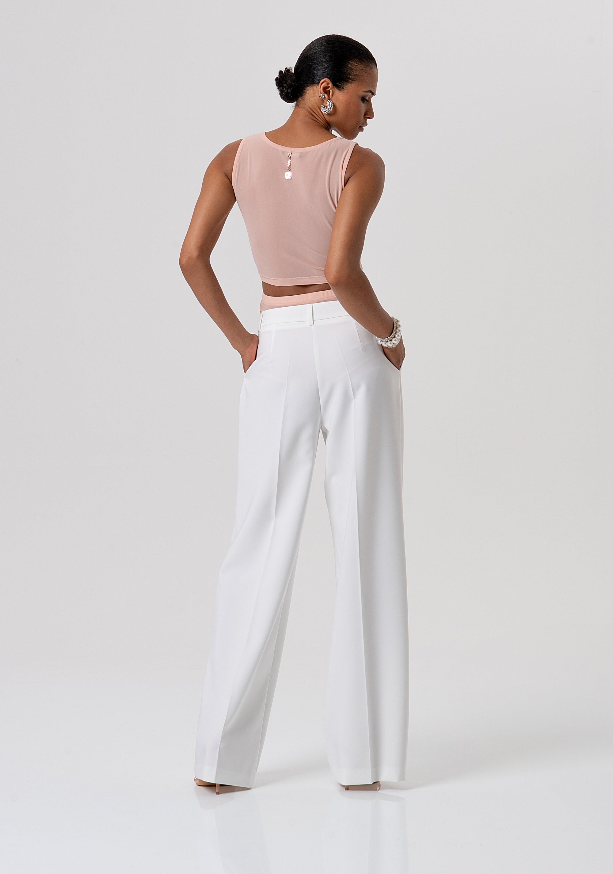 Pantalone flare a palazzo