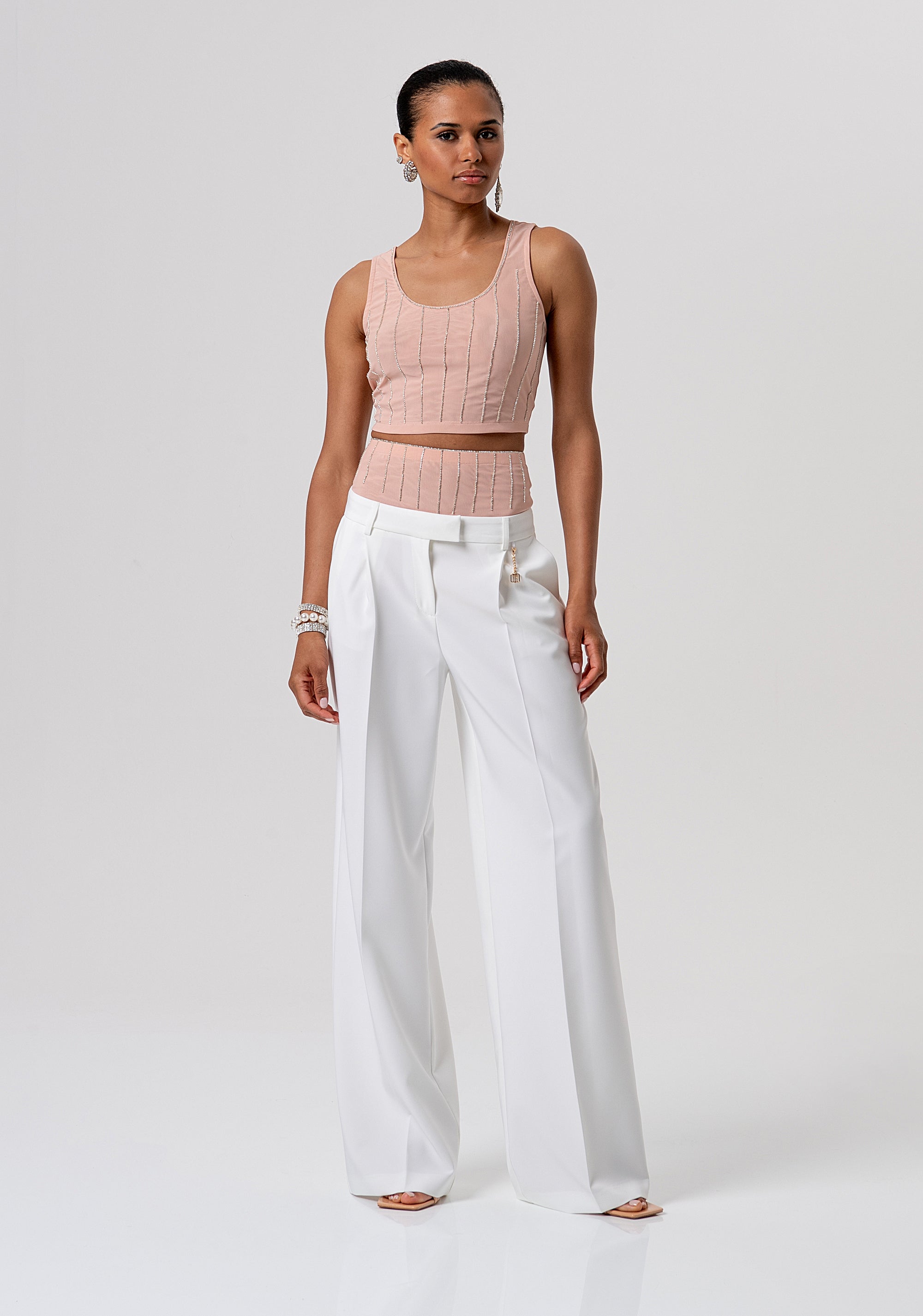 Pantalone flare a palazzo