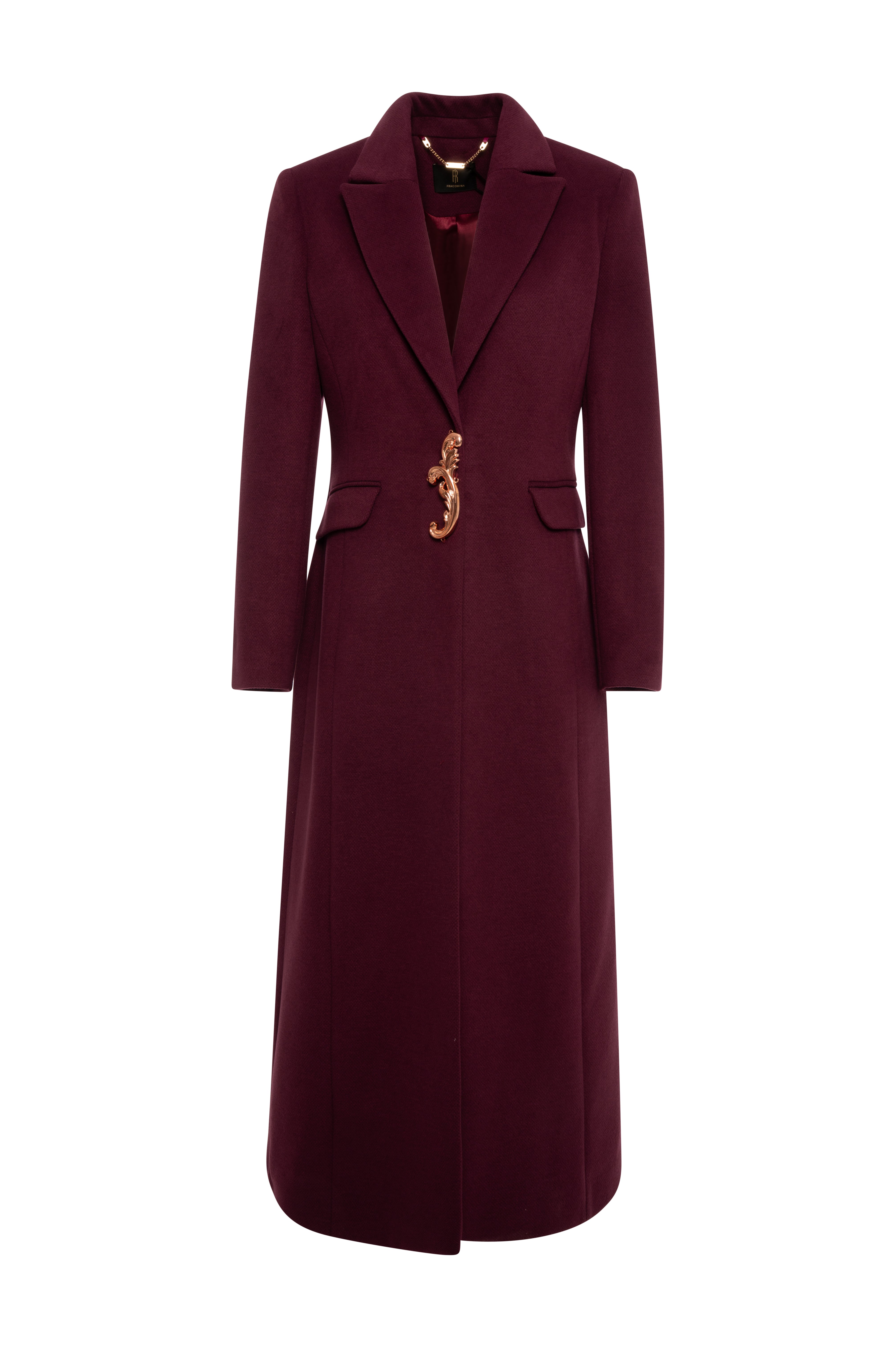 Cappotto regular lungo monopetto FRACOMINA — immagine 1 di 2