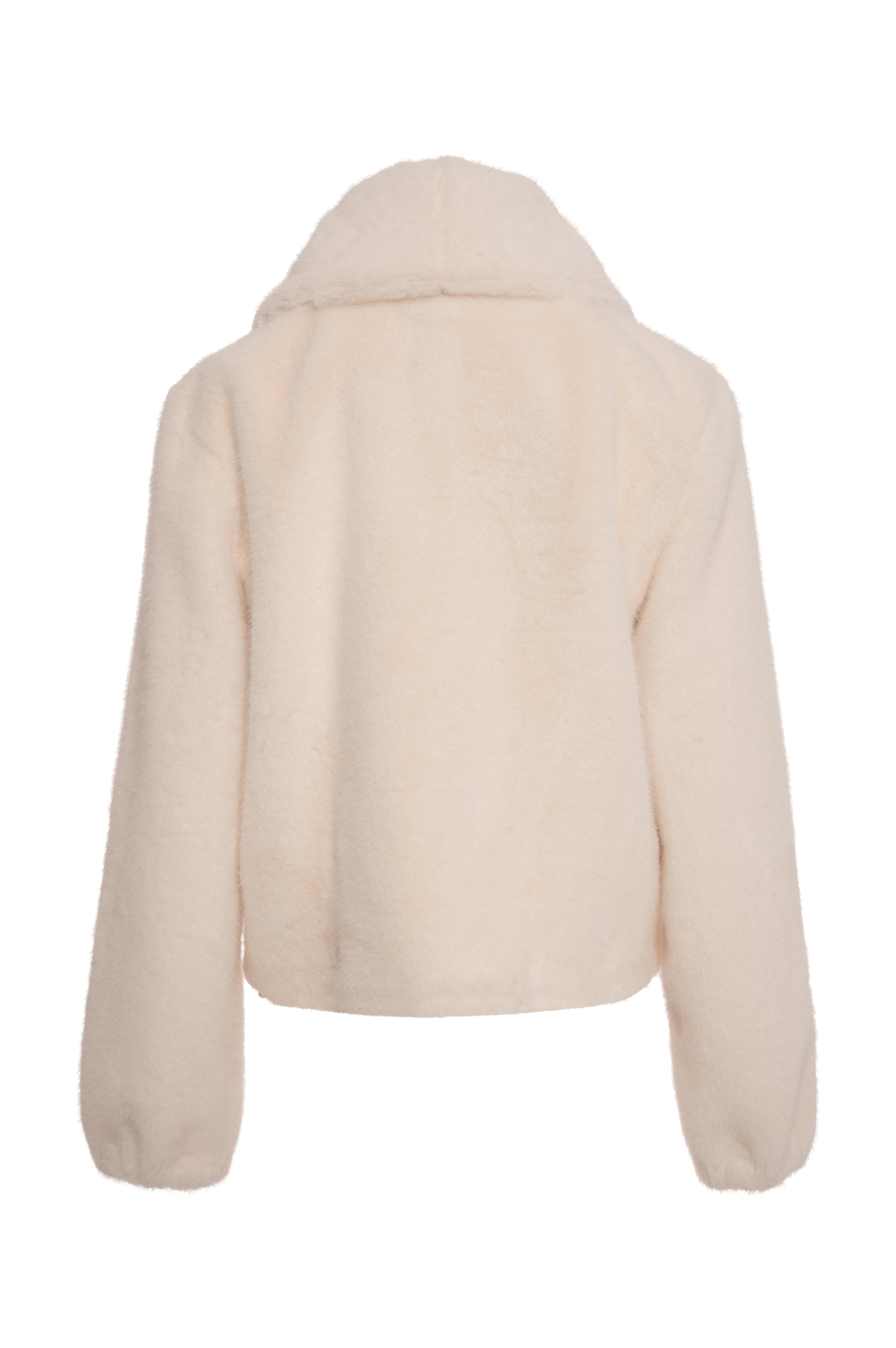 Giacca regular in finta pelliccia FRACOMINA — immagine 2 di 2