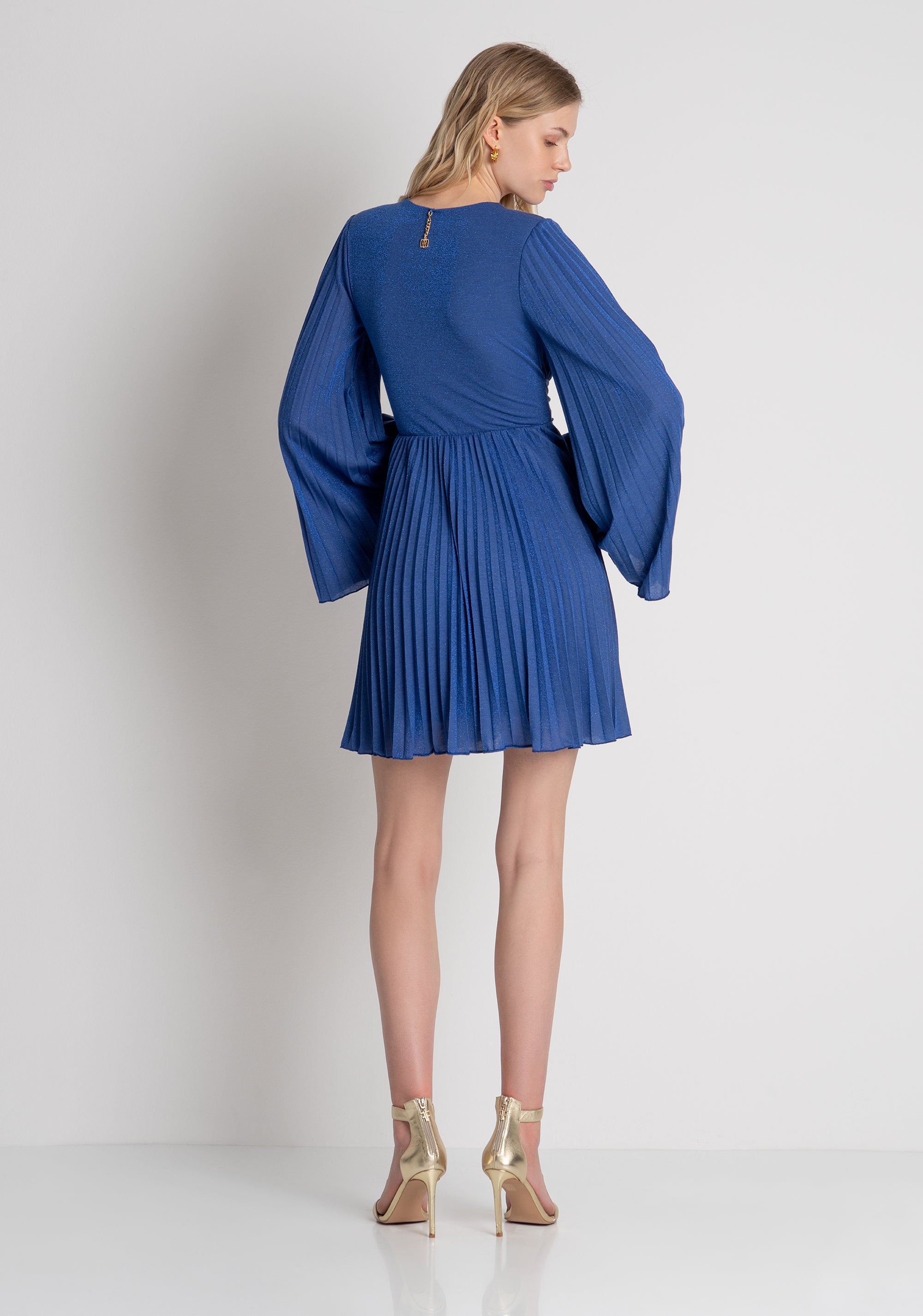 Abito regular mini con lurex FRACOMINA — immagine 3 di 5