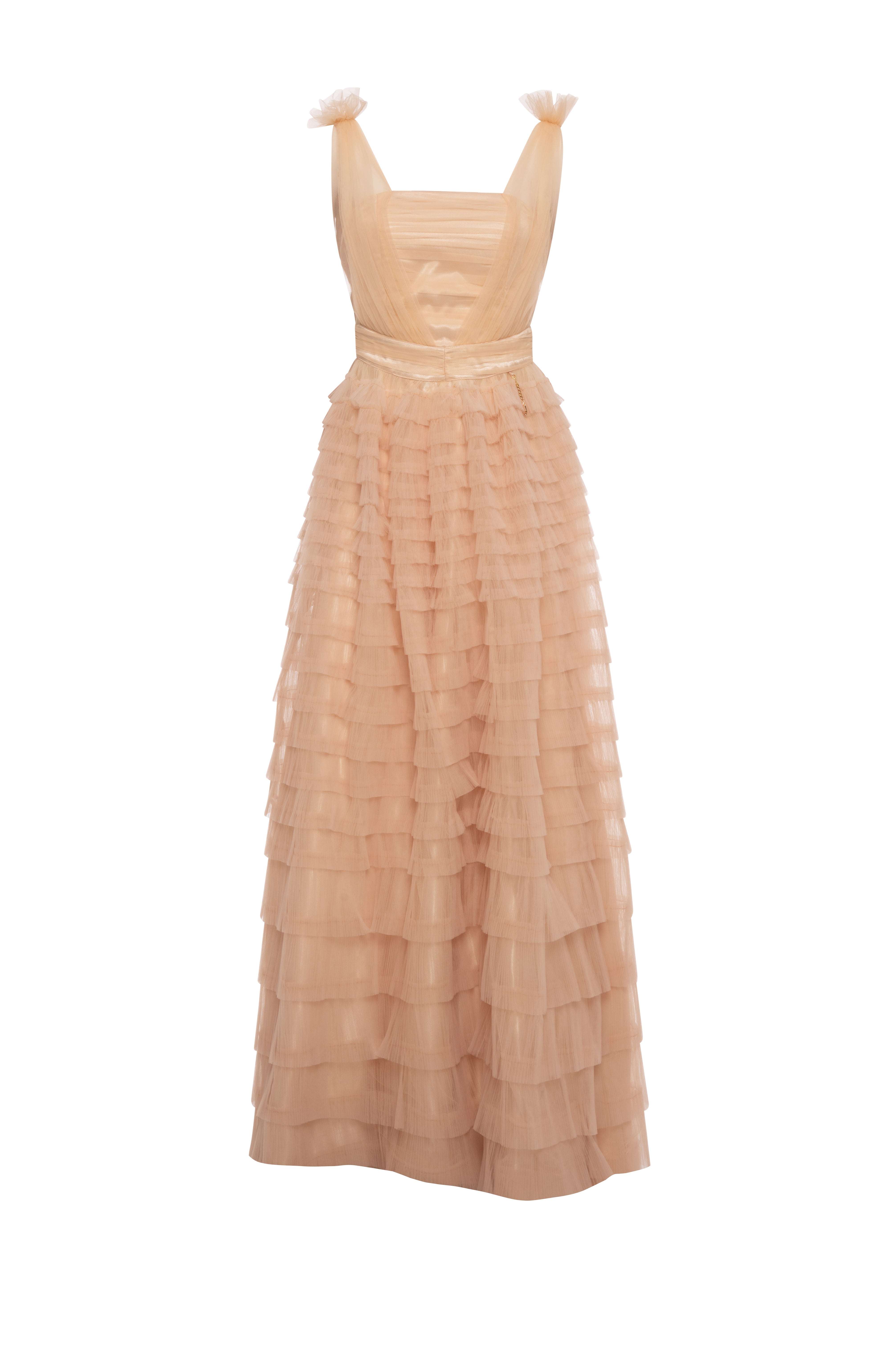 Abito senza maniche lungo in tulle FQ26WD3007W85401-K82 Fracomina