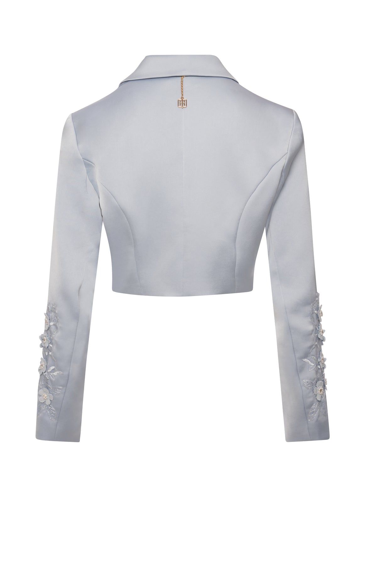 Blazer cropped in raso FQ26WJ1002W853E5-K81 Fracomina