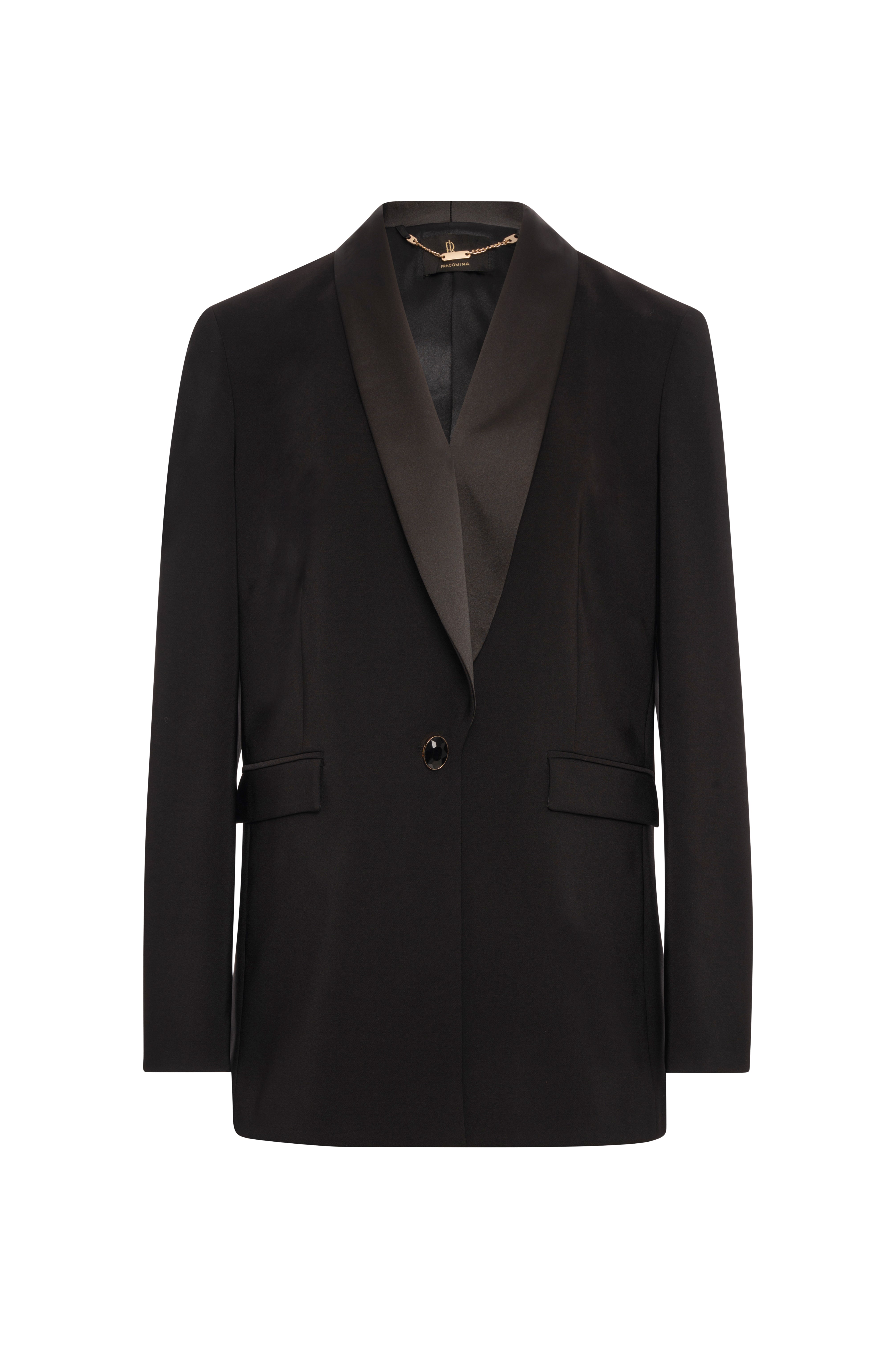 Blazer regular lungo monopetto FRACOMINA — immagine 1 di 2