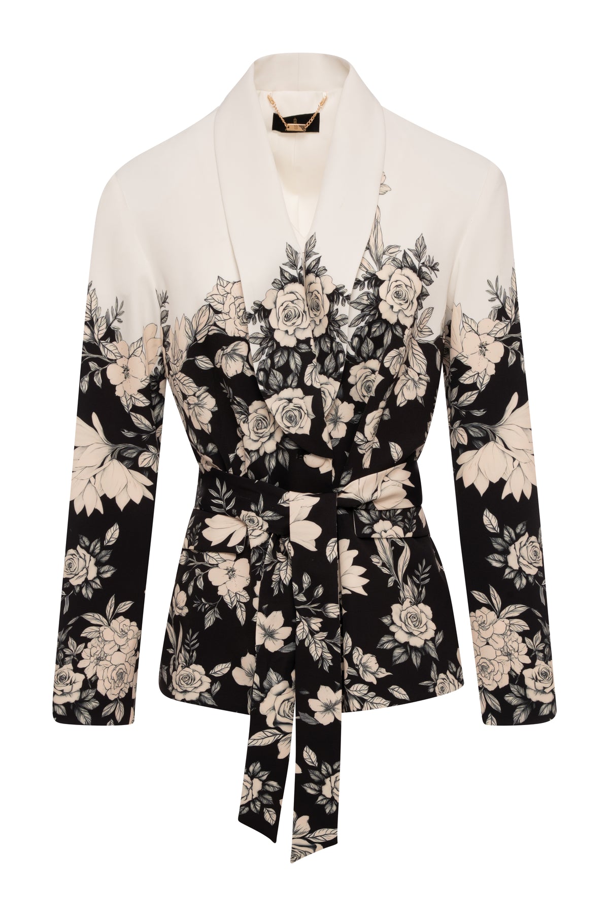 Blazer regular in fantasia floreale FQ26WJ3006W476K2-KE1 Fracomina