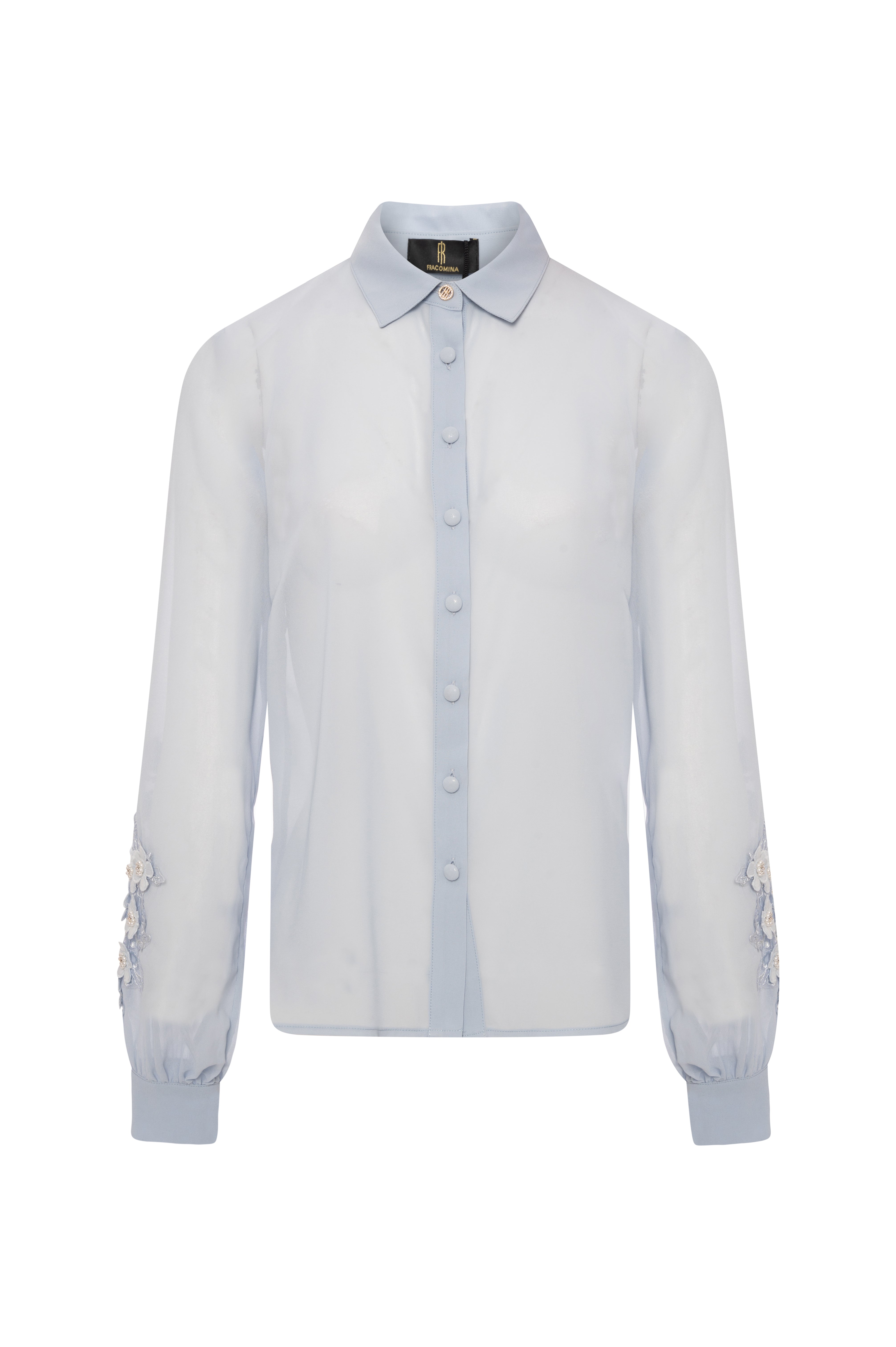 Camicia regular in georgette FQ26WT6004W412E5-K81 Fracomina