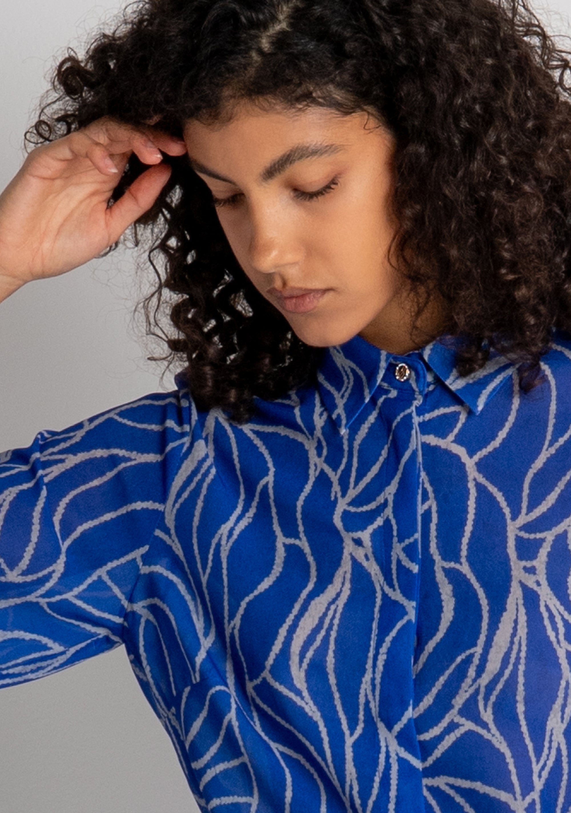 Camicia regular in fantasia FRACOMINA — immagine 3 di 6
