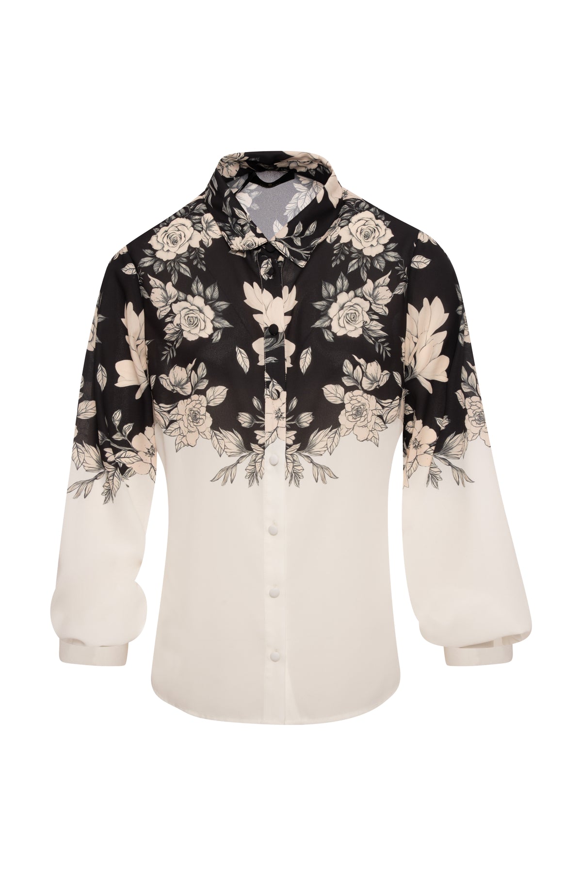Camicia regular in fantasia floreale FQ26WT6007W412K2-KE1 Fracomina