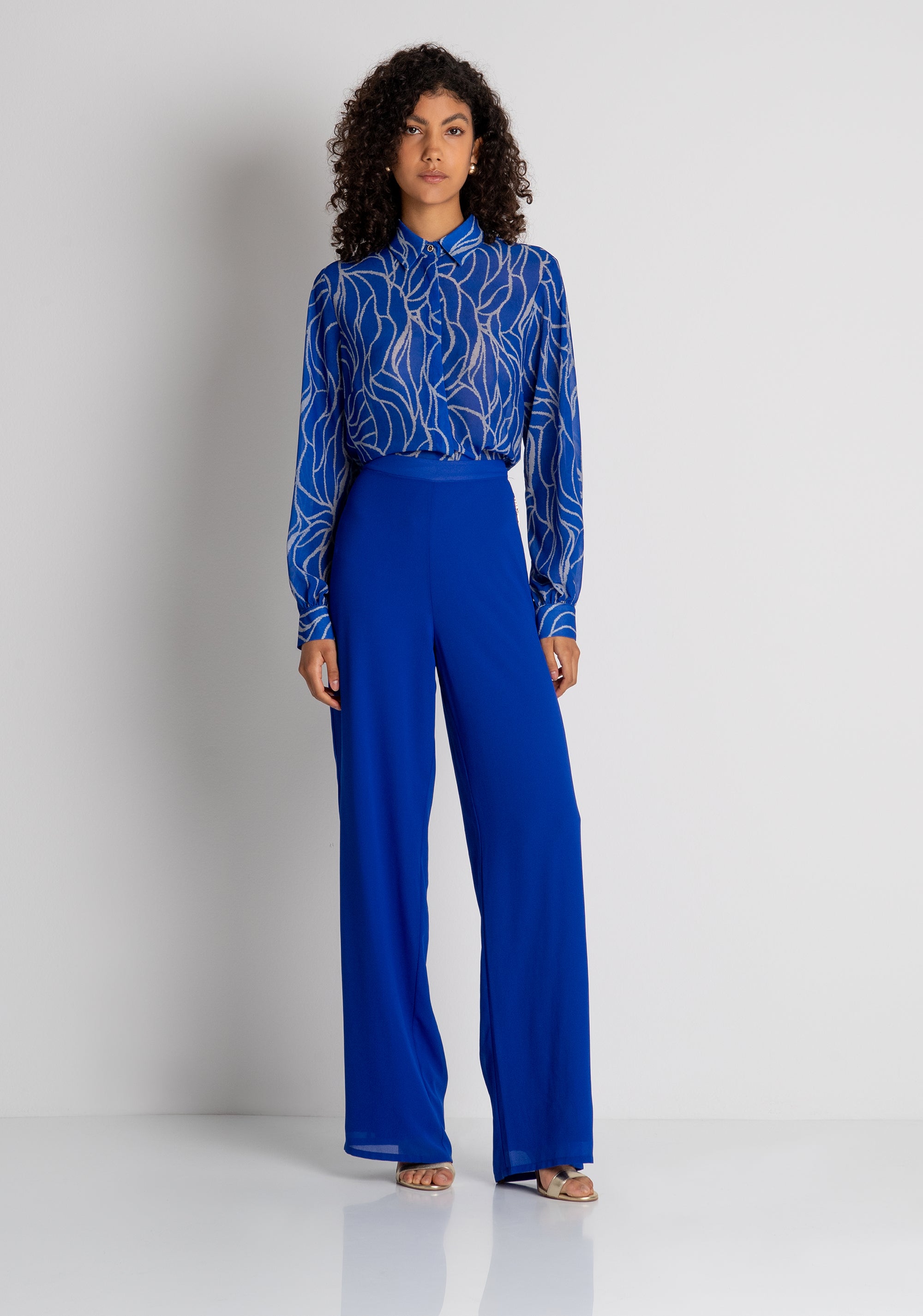 Pantalone wide a palazzo FQ26WV3006W41201 FRACOMINA