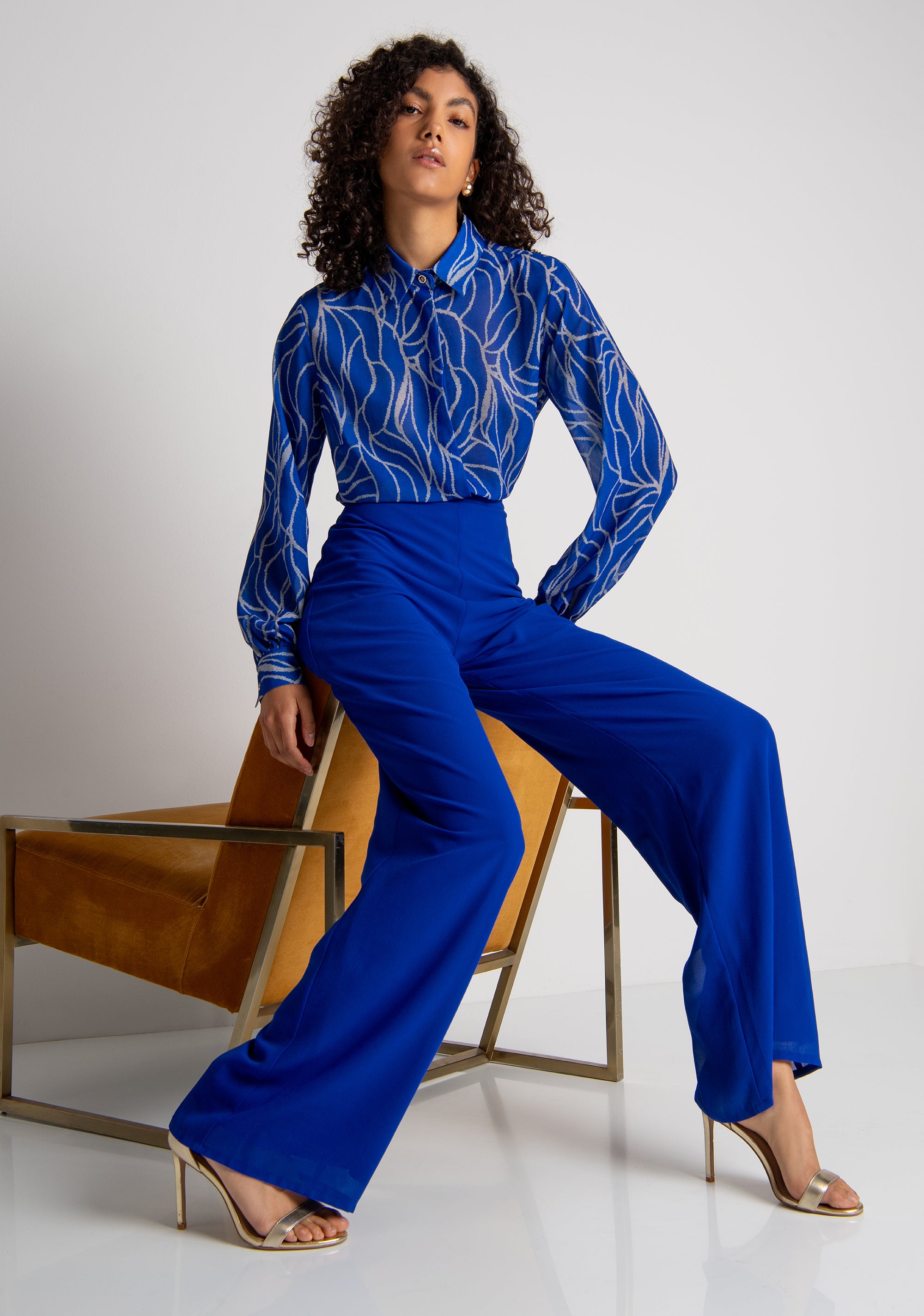 Pantalone wide a palazzo FQ26WV3006W41201 FRACOMINA