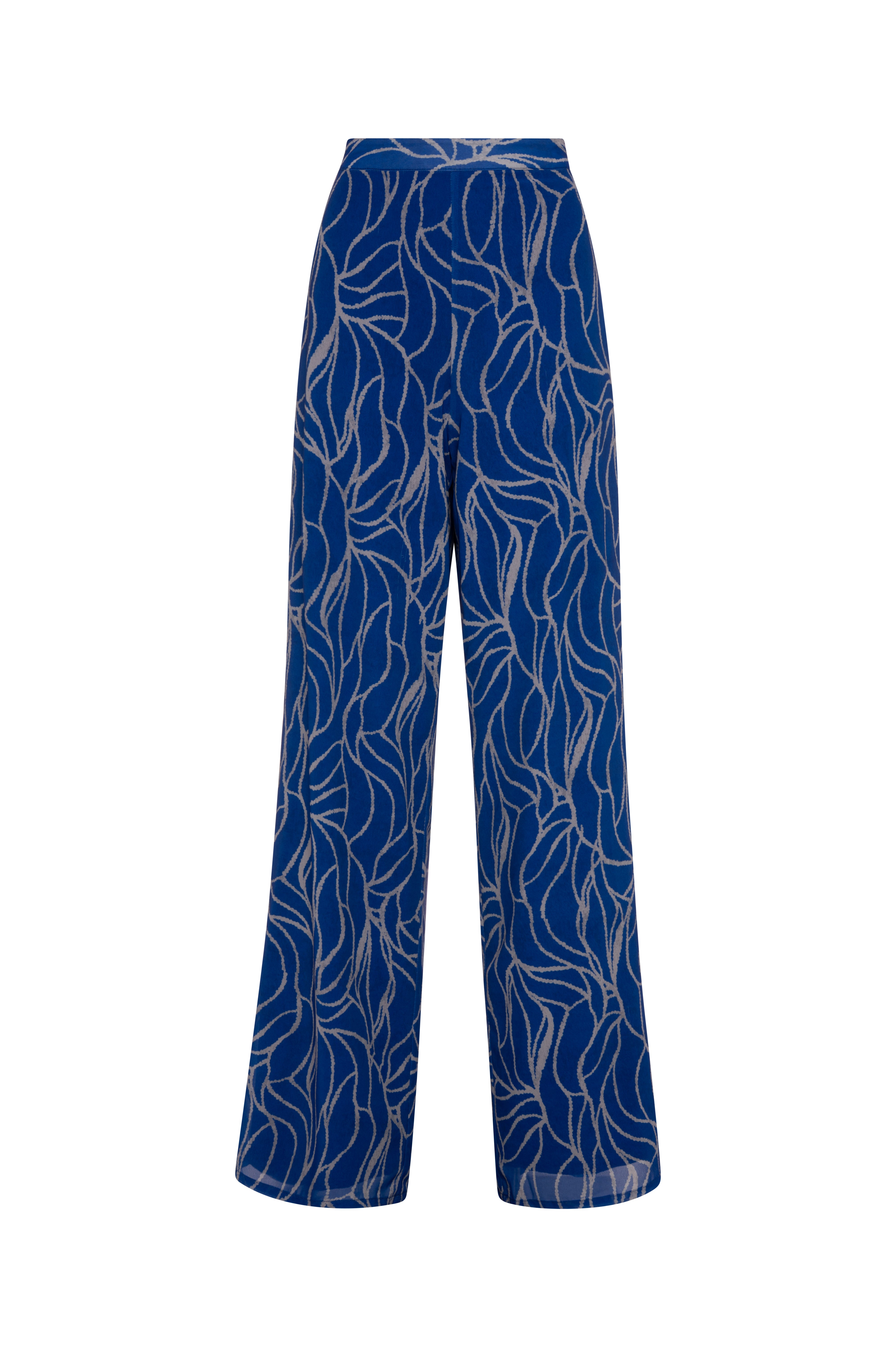 Pantalone wide a palazzo in fantasia FQ26WV3006W412K5 FRACOMINA
