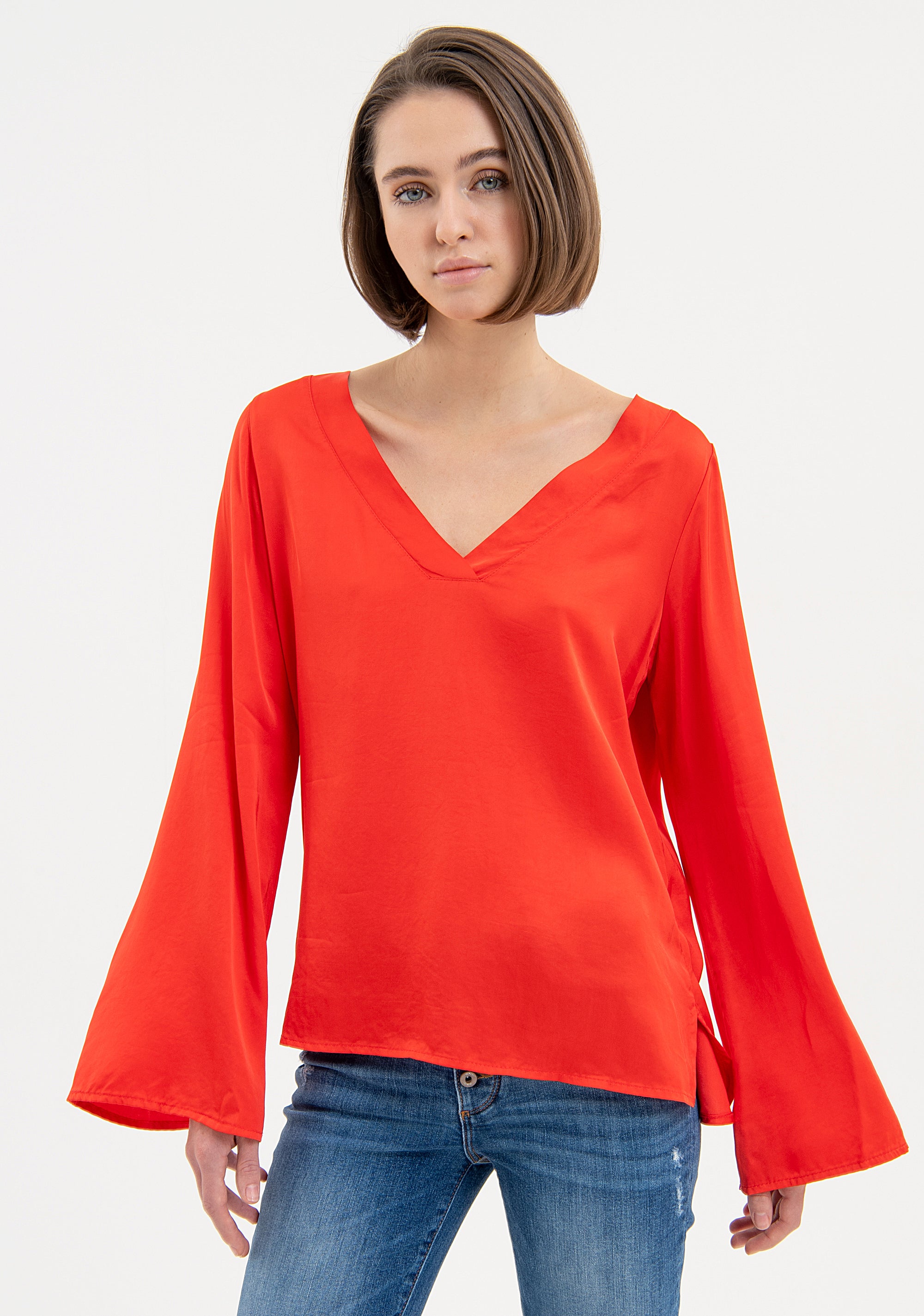 Blusa regular in viscosa FR23WT1033W41301 Fracomina