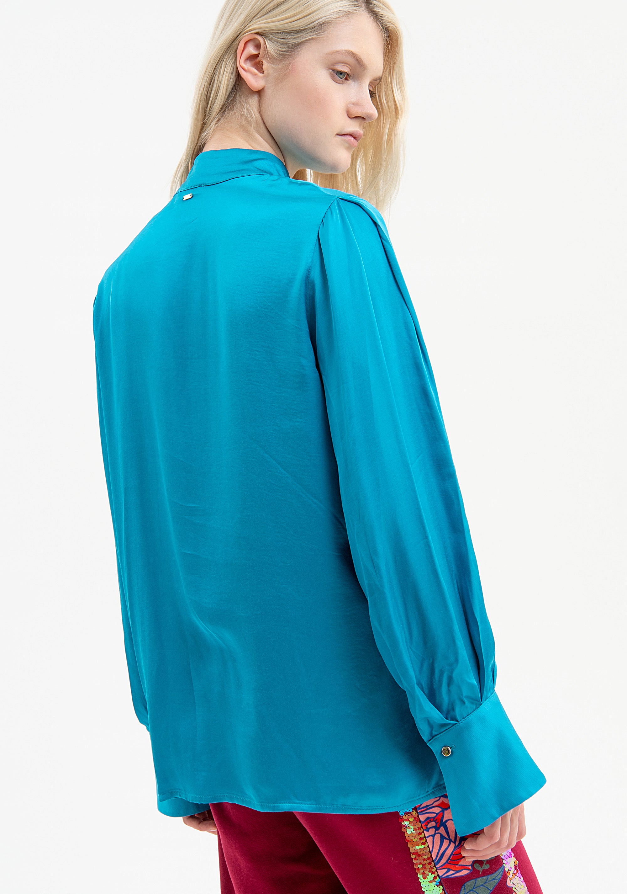 Blusa regular in raso FR23WT1036W41301 Fracomina