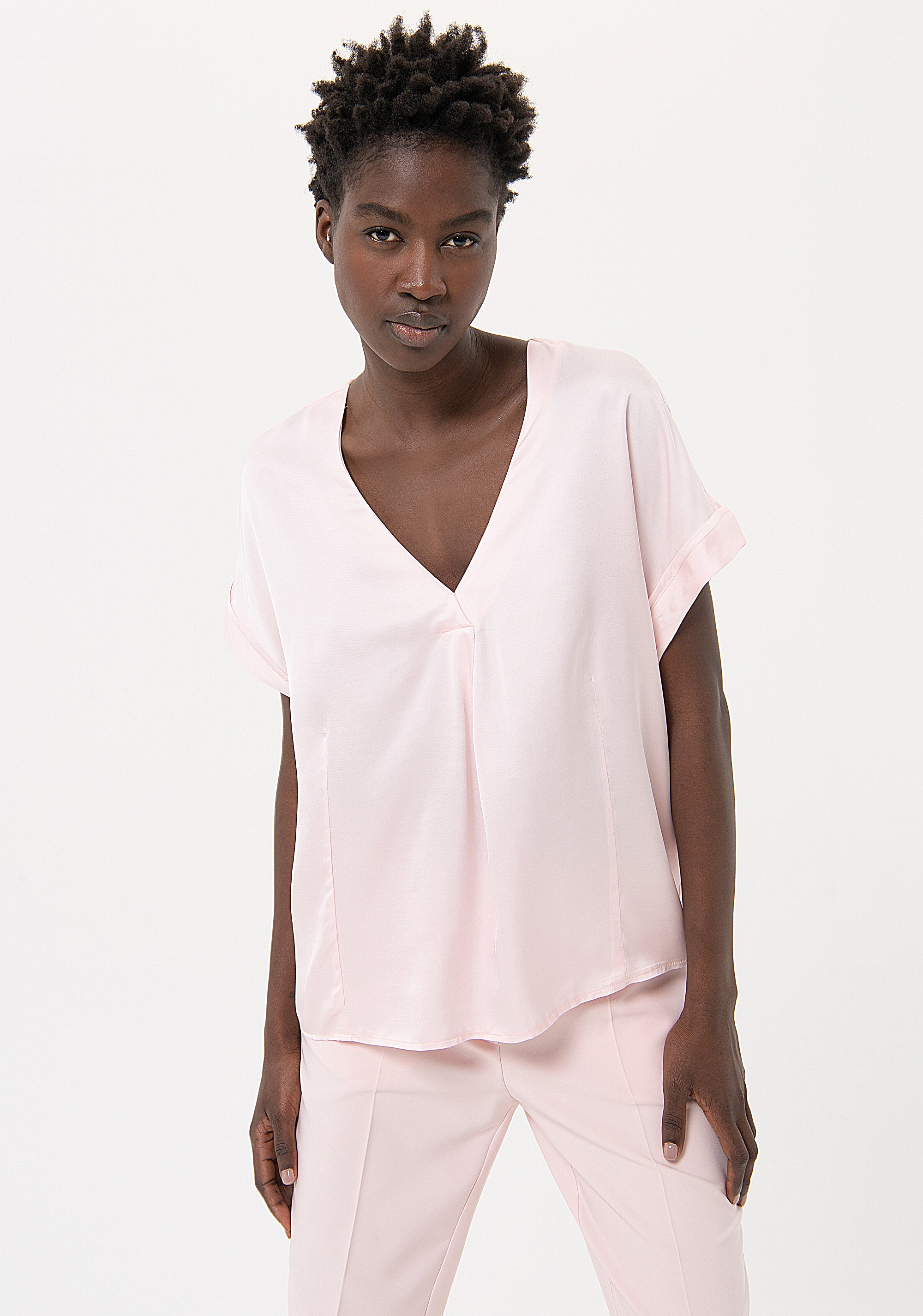 Blusa ampia in raso FR24ST1017W51701 Fracomina