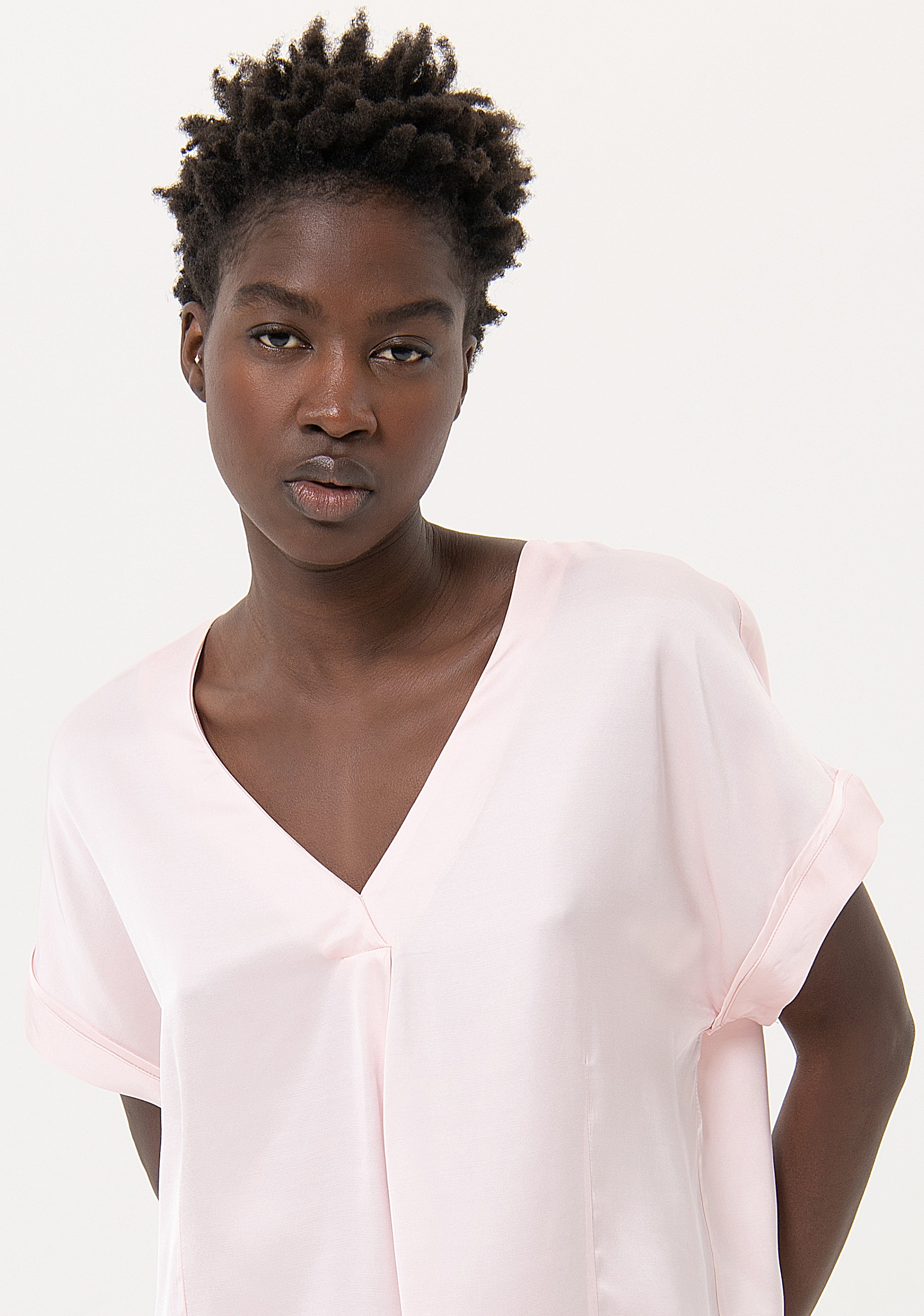 Blusa ampia in raso FR24ST1017W51701 Fracomina