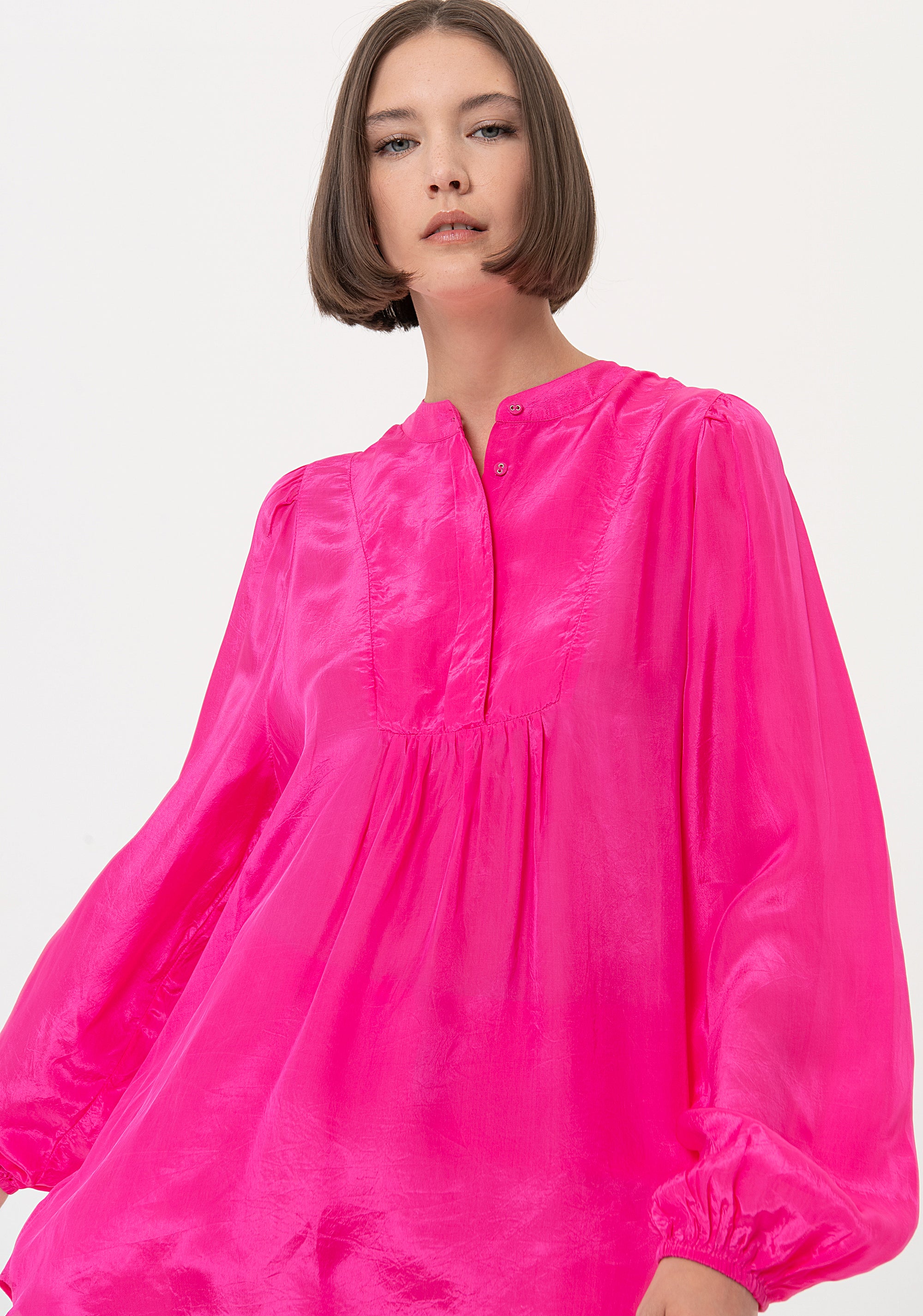 Blusa ampia in raso FR24ST1025W41301 Fracomina