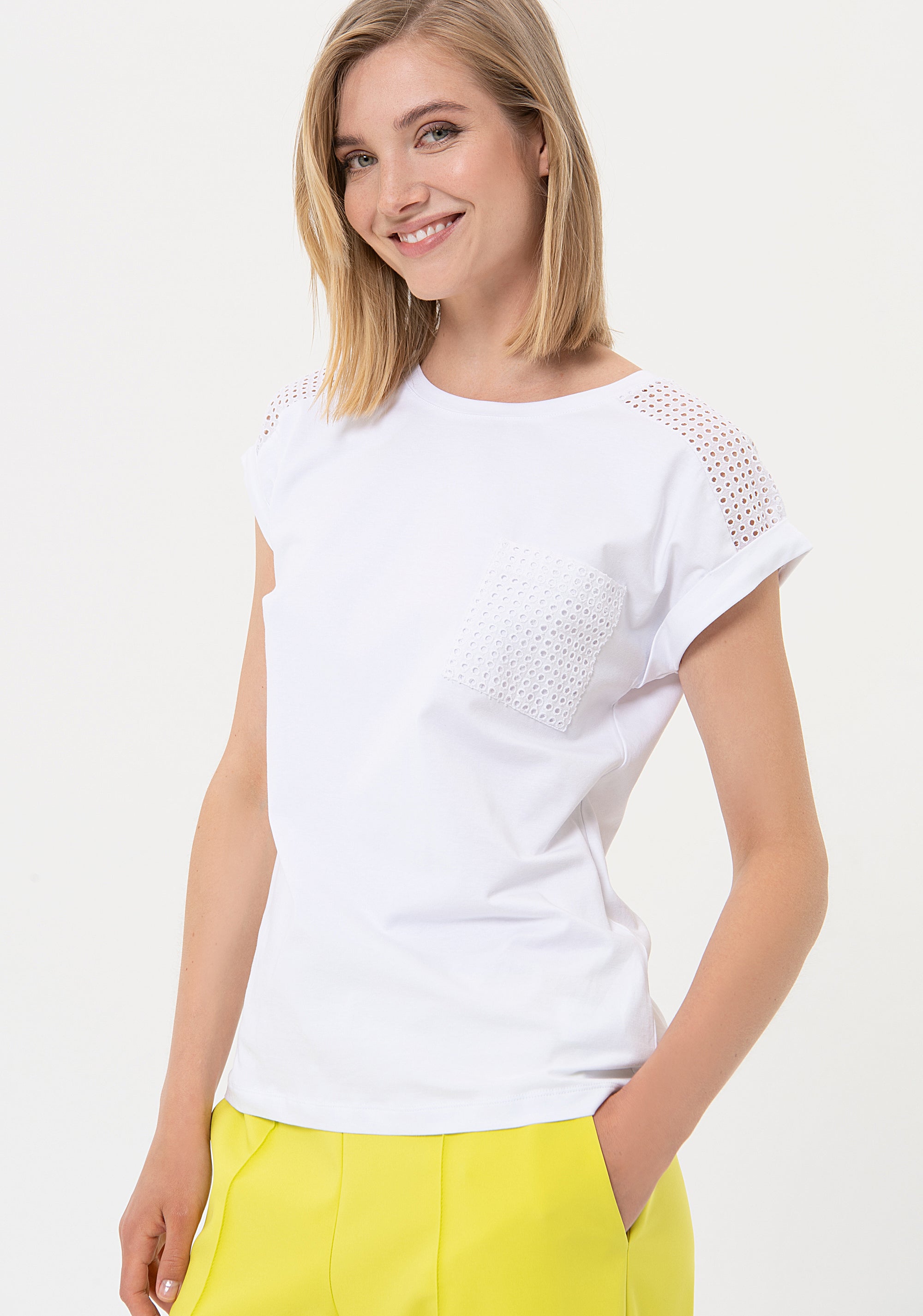 Top regular in jersey di cotone FR24ST1033J451R1 Fracomina
