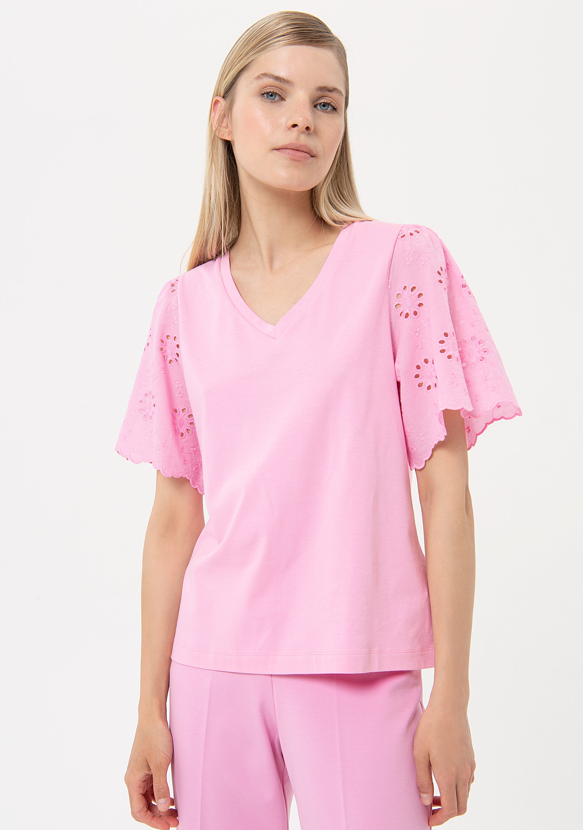 Top regular con scollo a V FR24ST1035J451R1 Fracomina