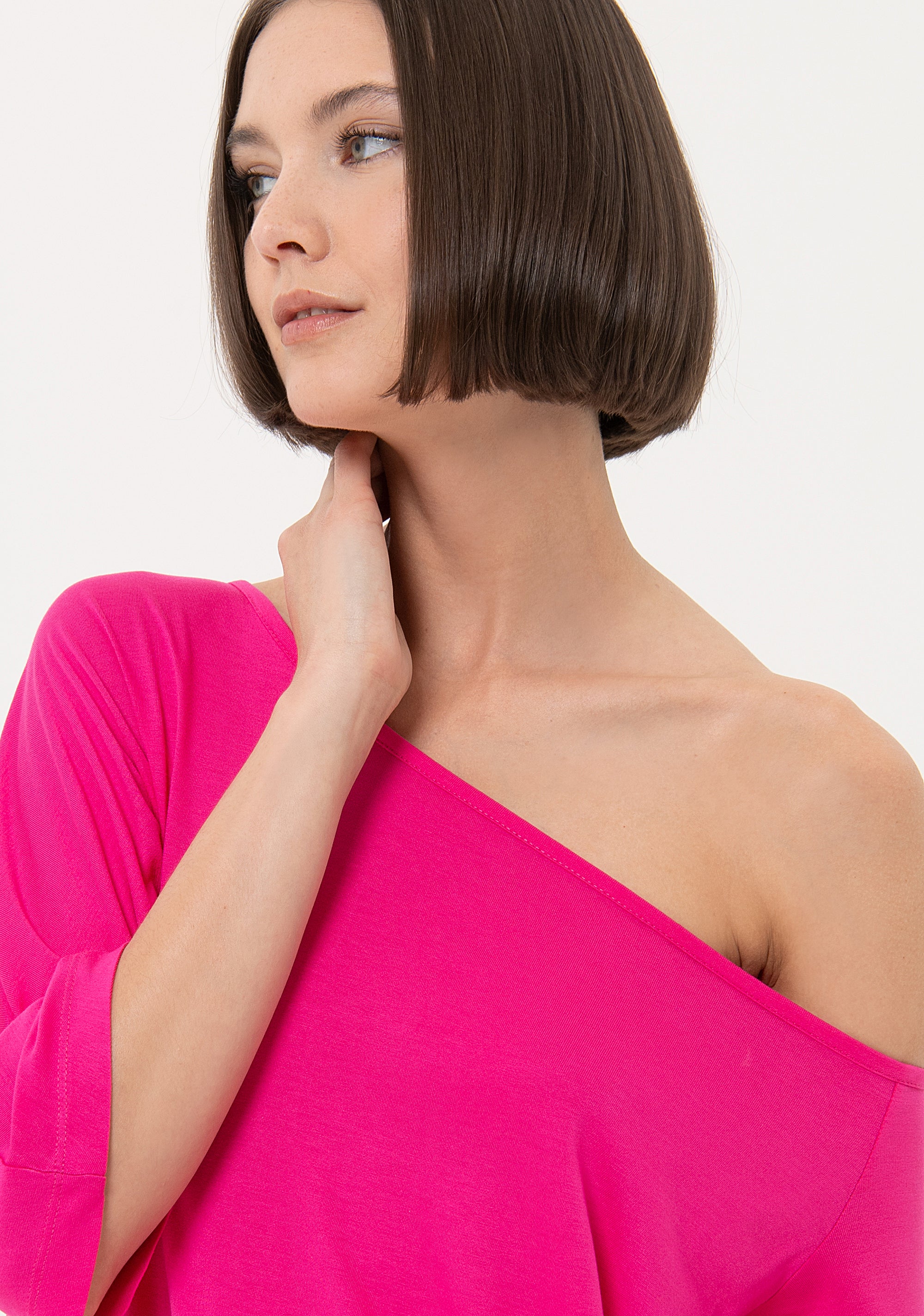 Top ampio in jersey di viscosa FR24ST1044J41301 Fracomina