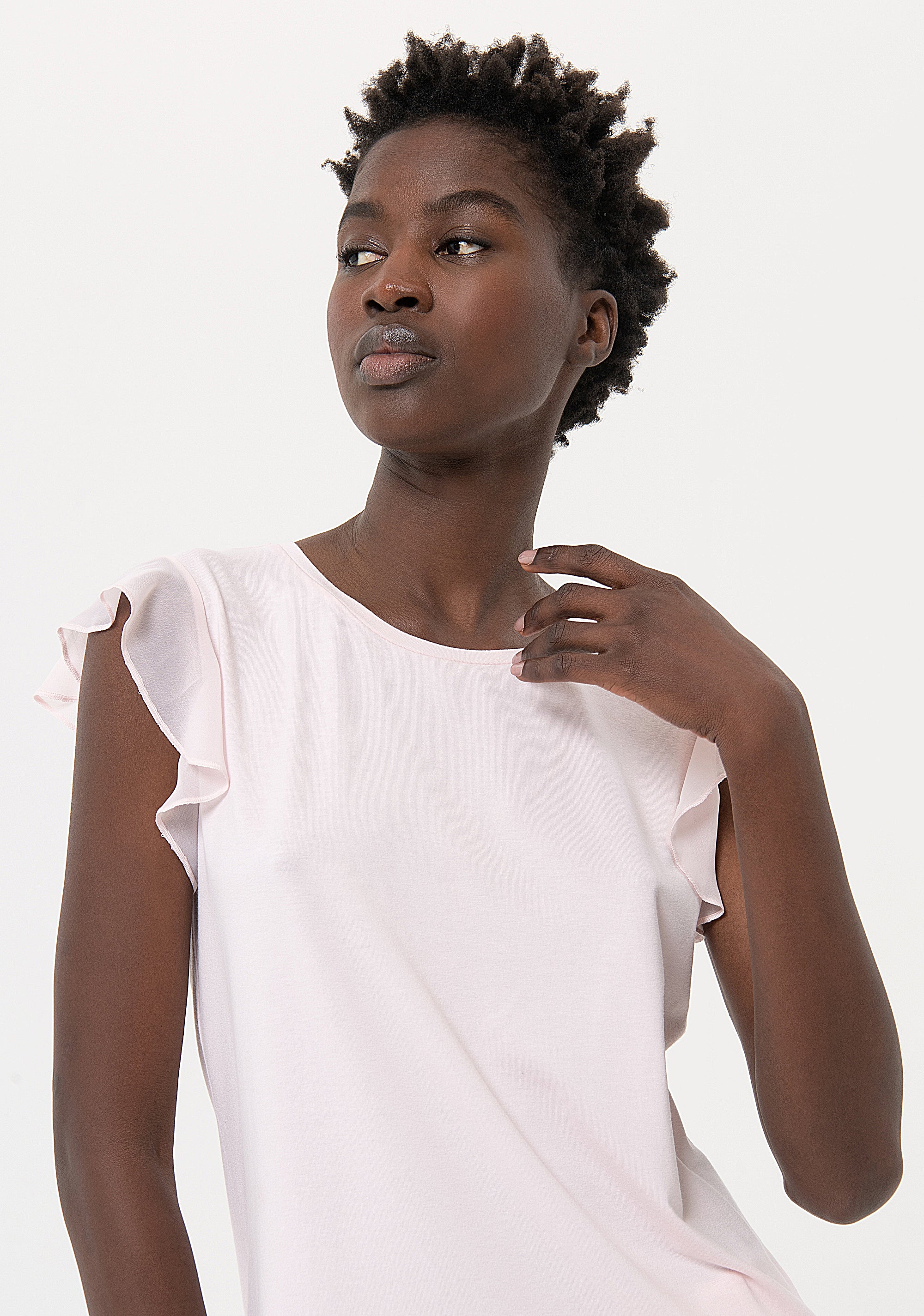 Blusa regular in crèpe FR24ST1045J45101 Fracomina