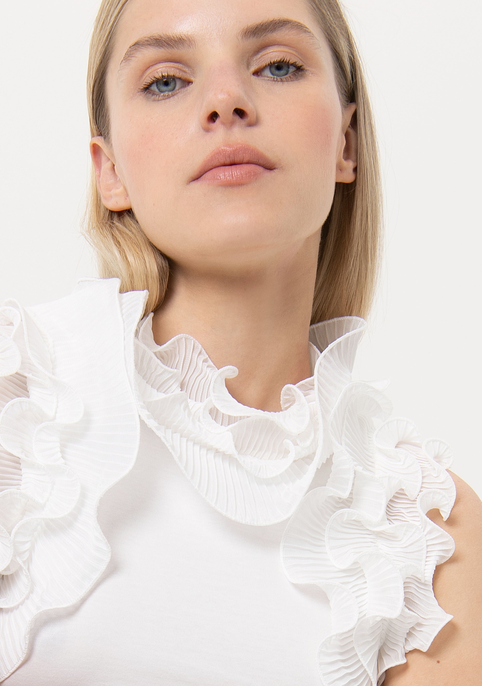 Top slim in jersey FR24ST2012J40101 Fracomina