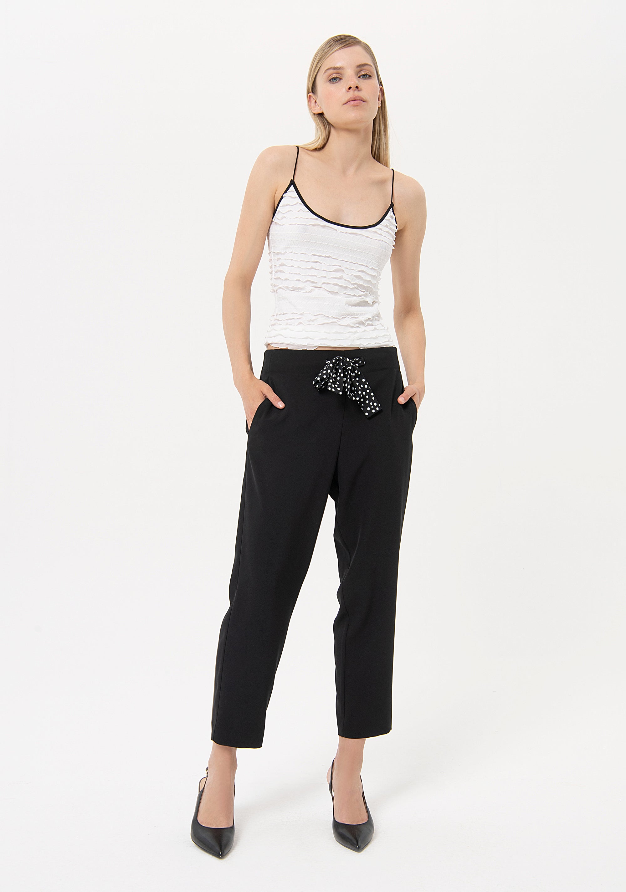 Pantaloni regular modello jogger FR24SV2003W436R8 Fracomina