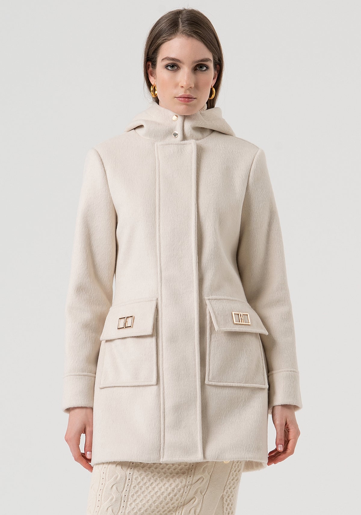 Manteau Cantarelli Montgomery Femme - Taille 46 - Col En Fourrure - Occasion Très Bon état